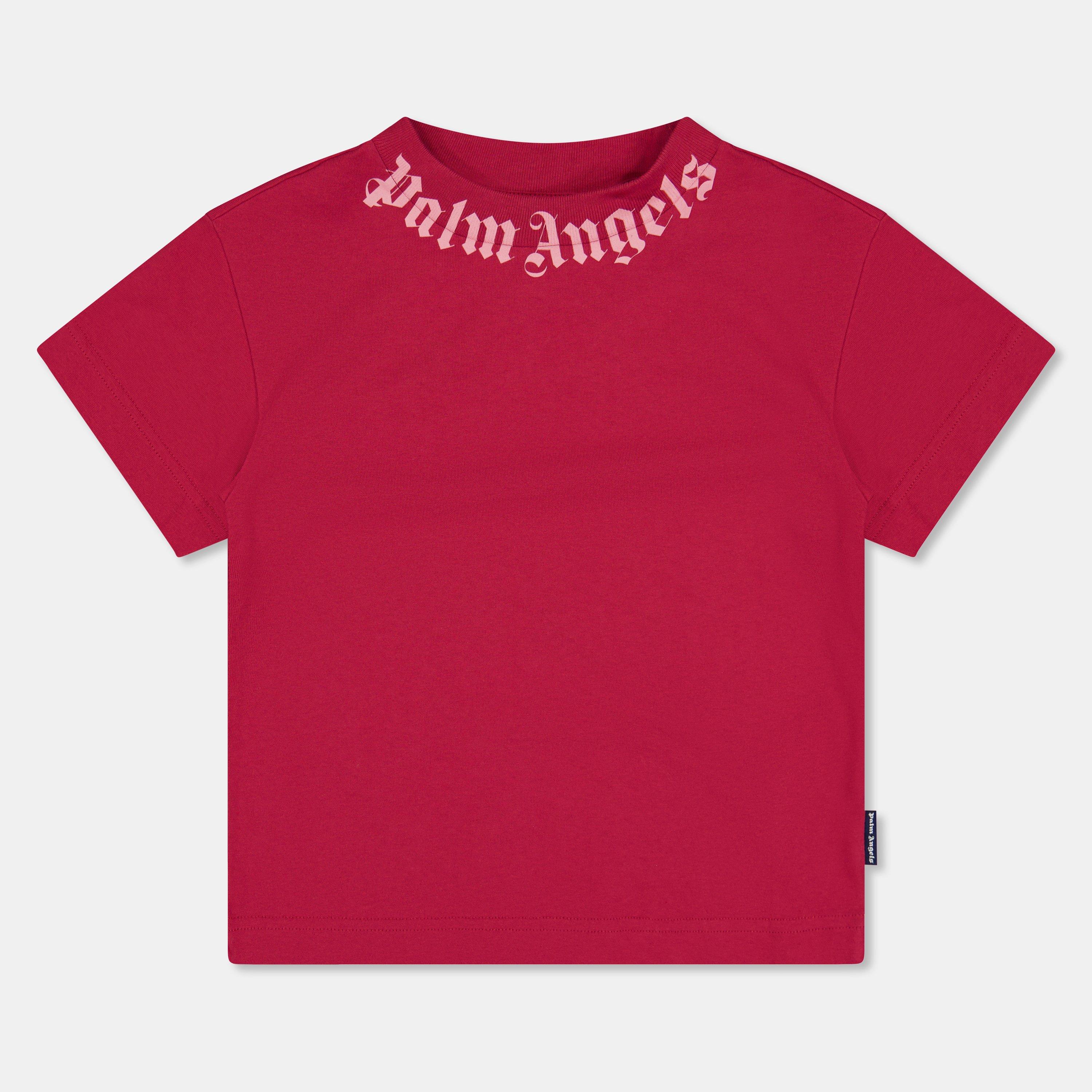 Red/Pnk 3B03 - Palm Angels - Kids' T-Shirt - 1