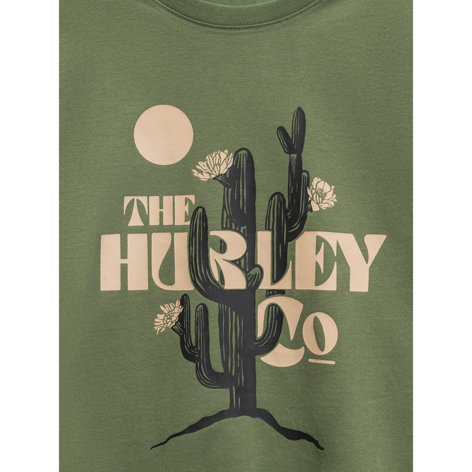 Aurora Green - Hurley - Surf wear Desert Graphic Tshirt - green - 4
