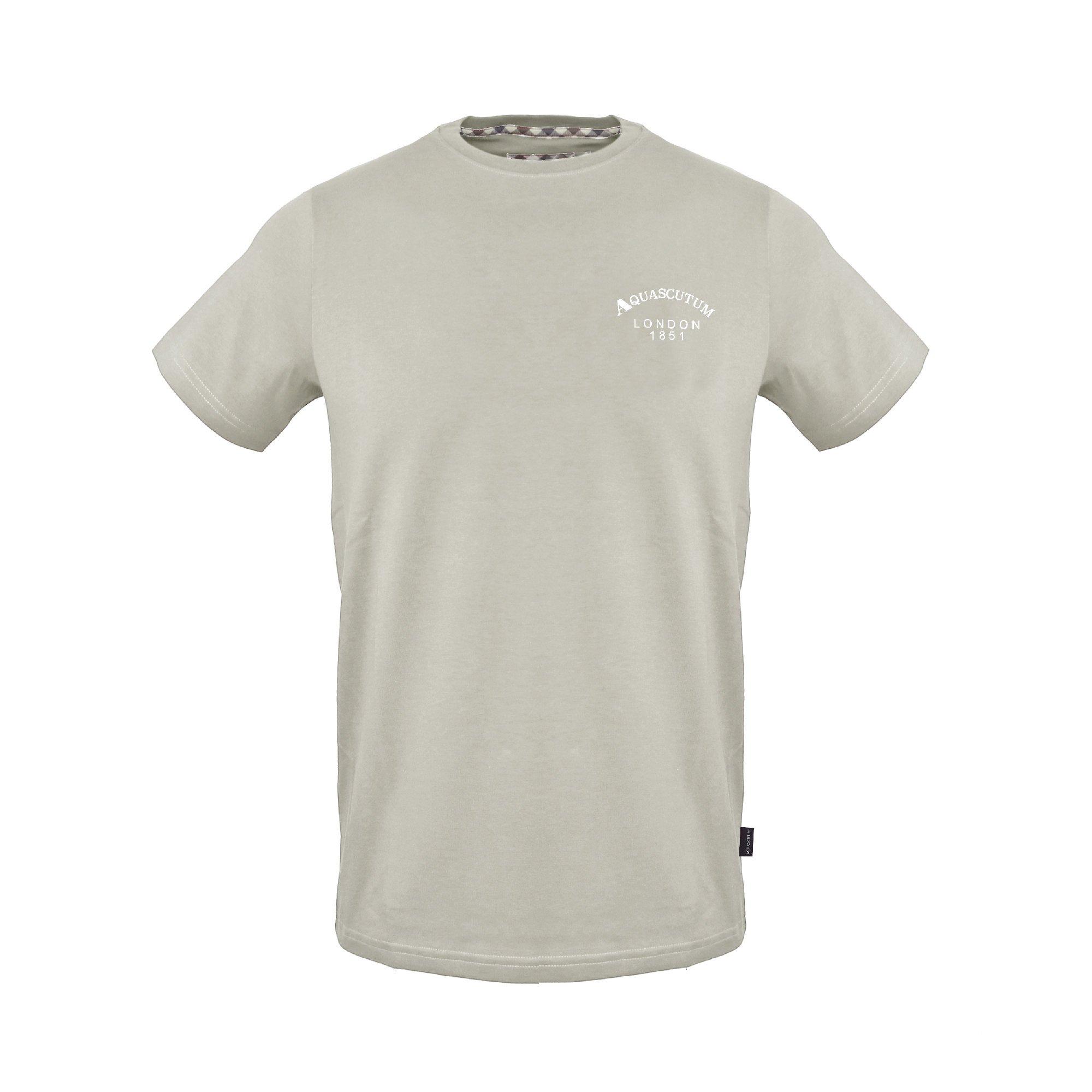 Aquascutum Men's T-Shirt - Grey - Small