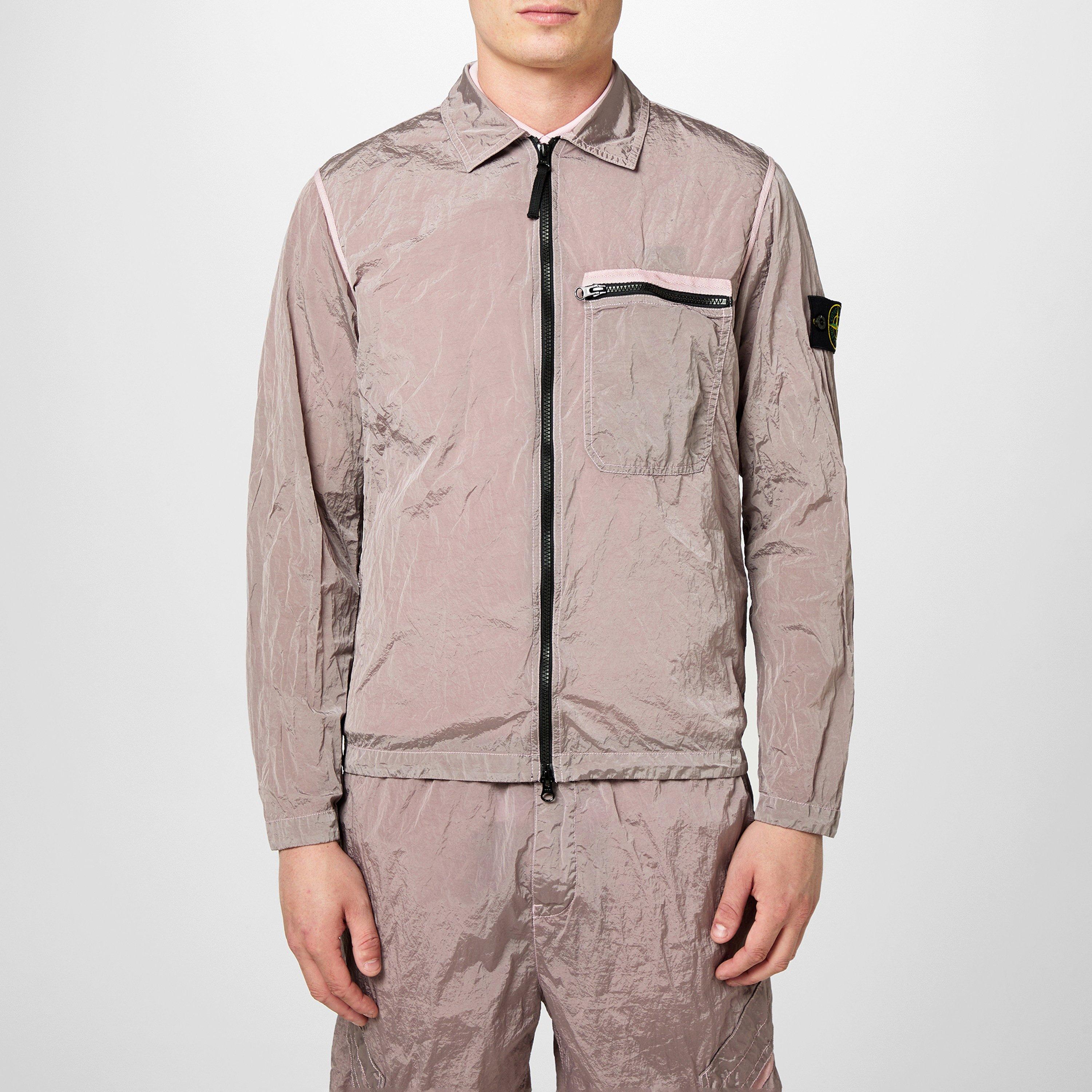 Stone island nylon overshirt deals