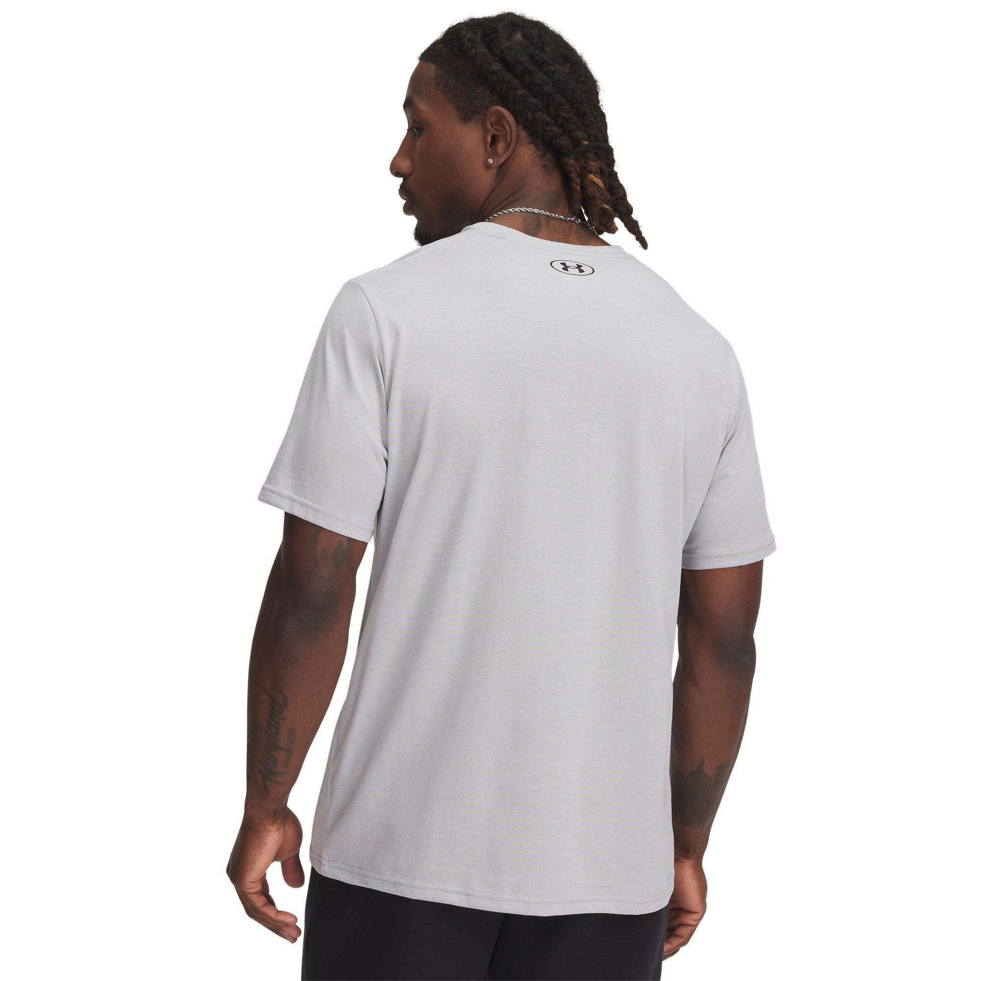 Mod Gray/Black - Under Armour - Men's Regular Fit Fly Logo T-Shirt - 2
