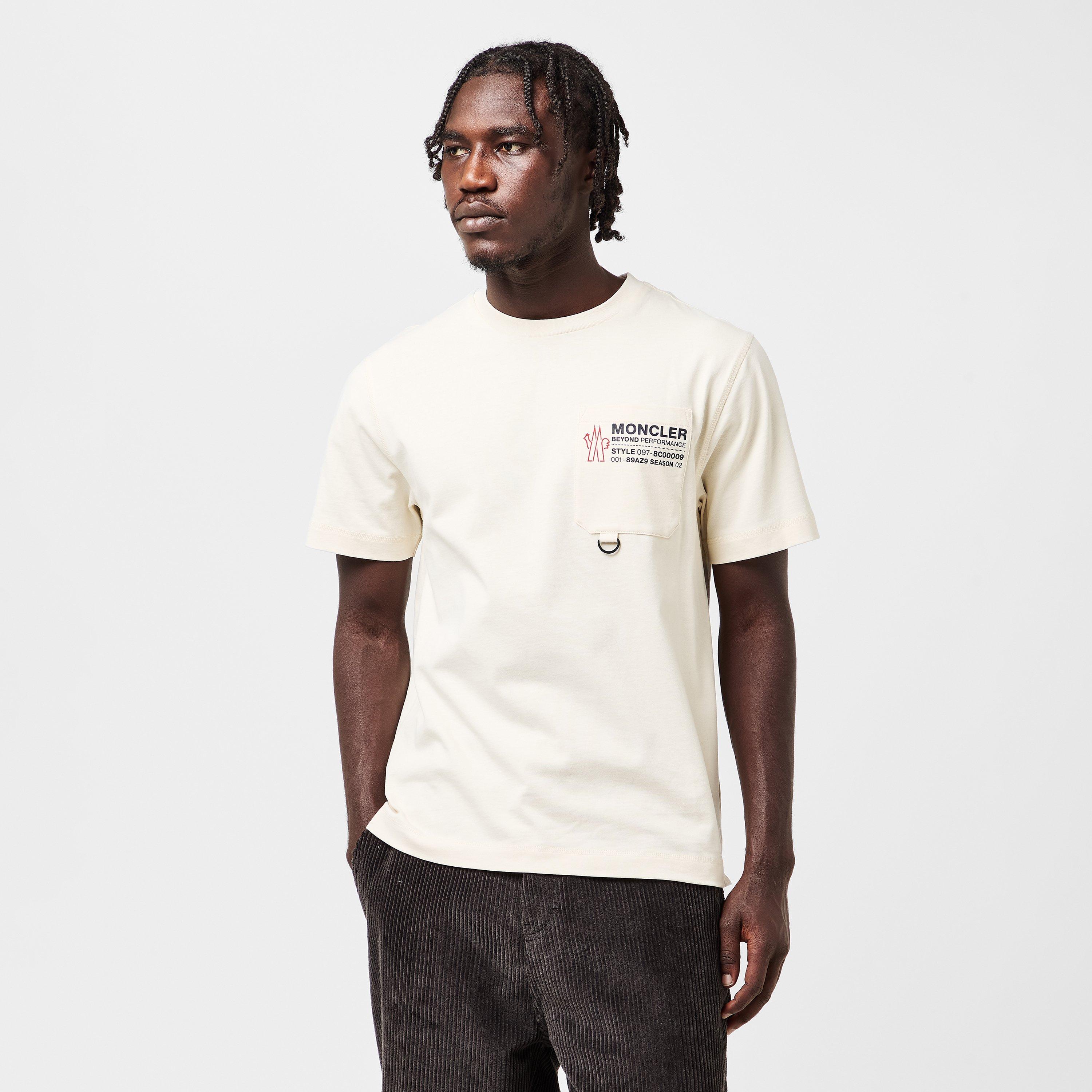 MONCLER ボーダー ポケット Tシャツ Moncler | Men's Pocket T-Shirt | HARVEY NICHOLS