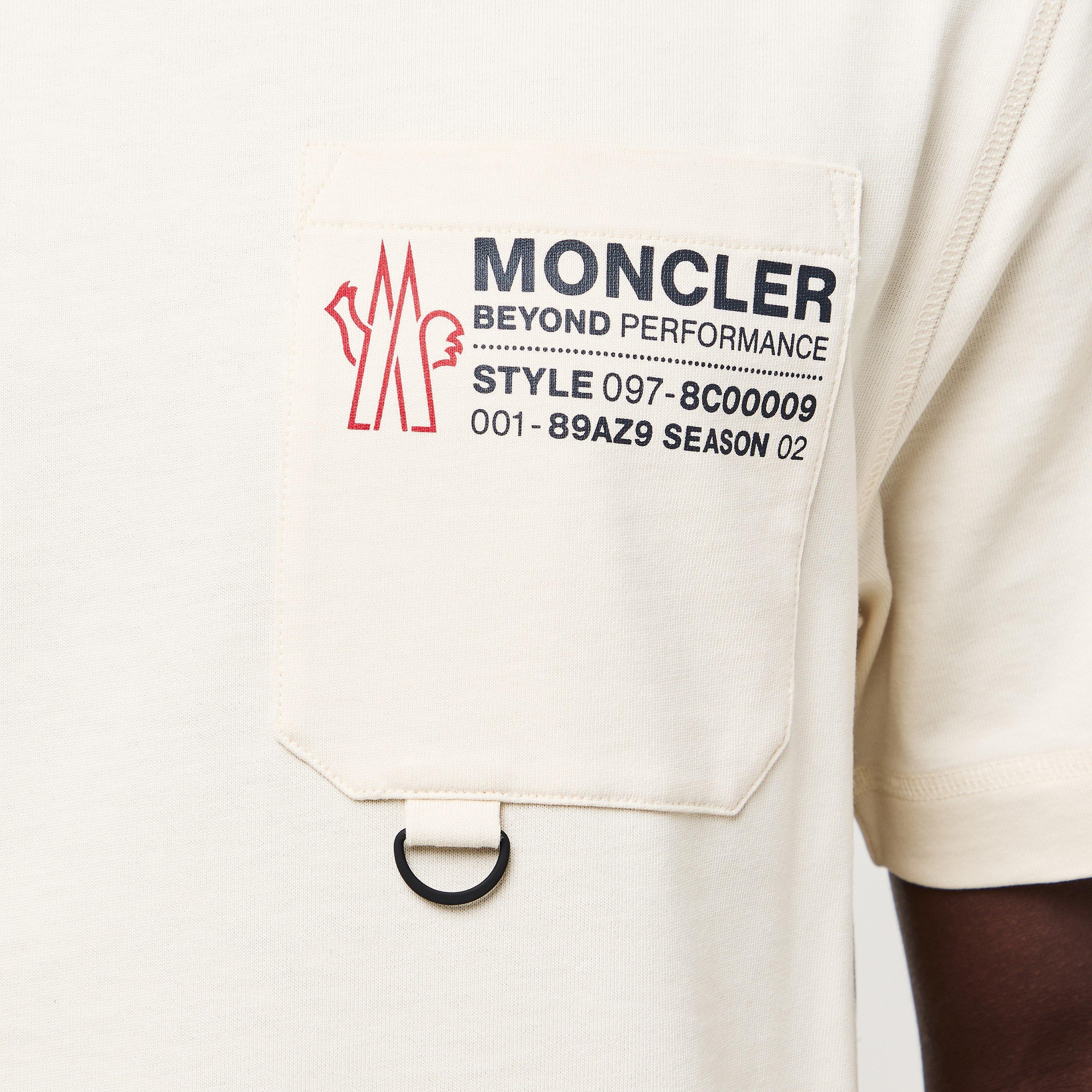 White 034 - Moncler Grenoble - Men's Pocket T-Shirt - 5