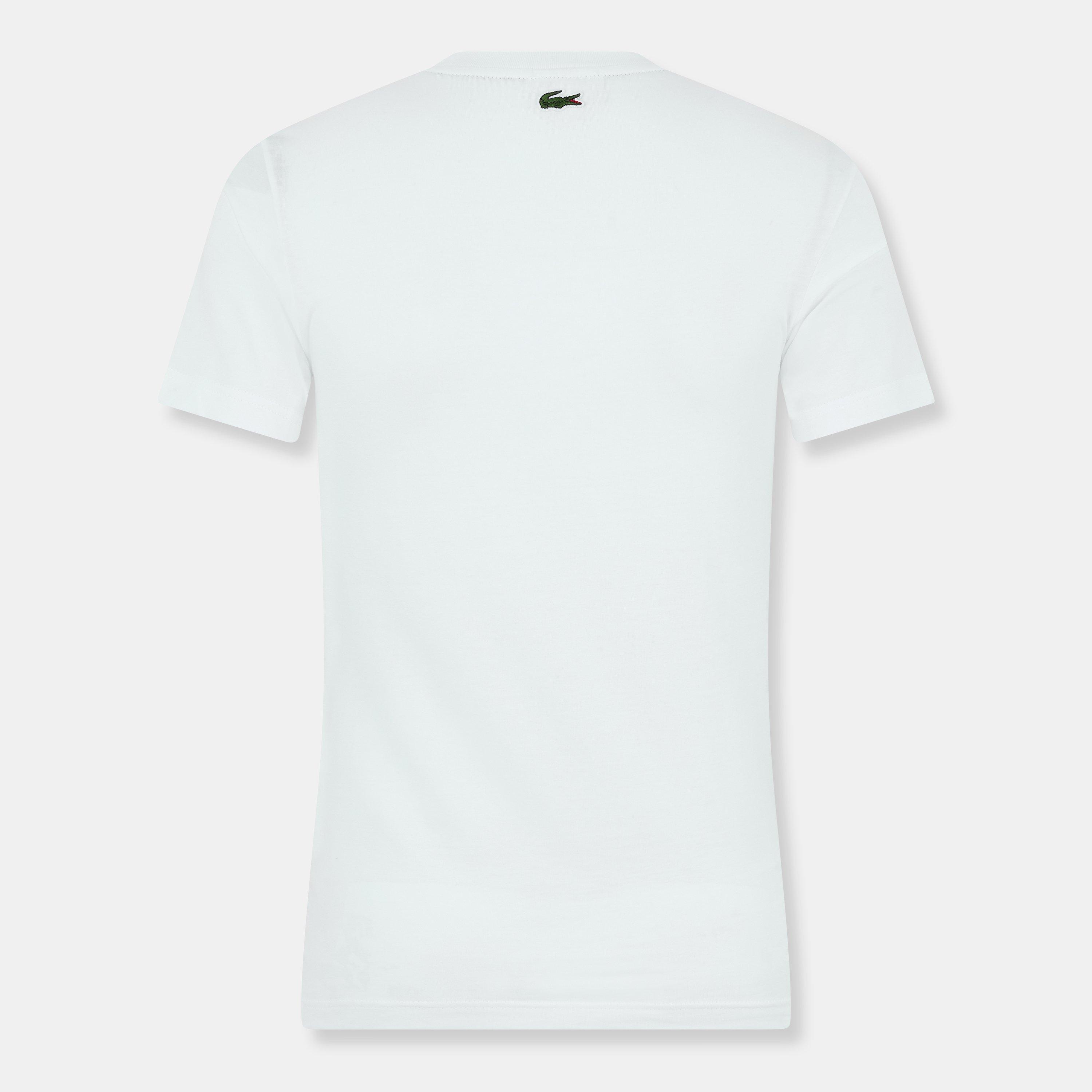 White - Lacoste - Croc Tee - 2