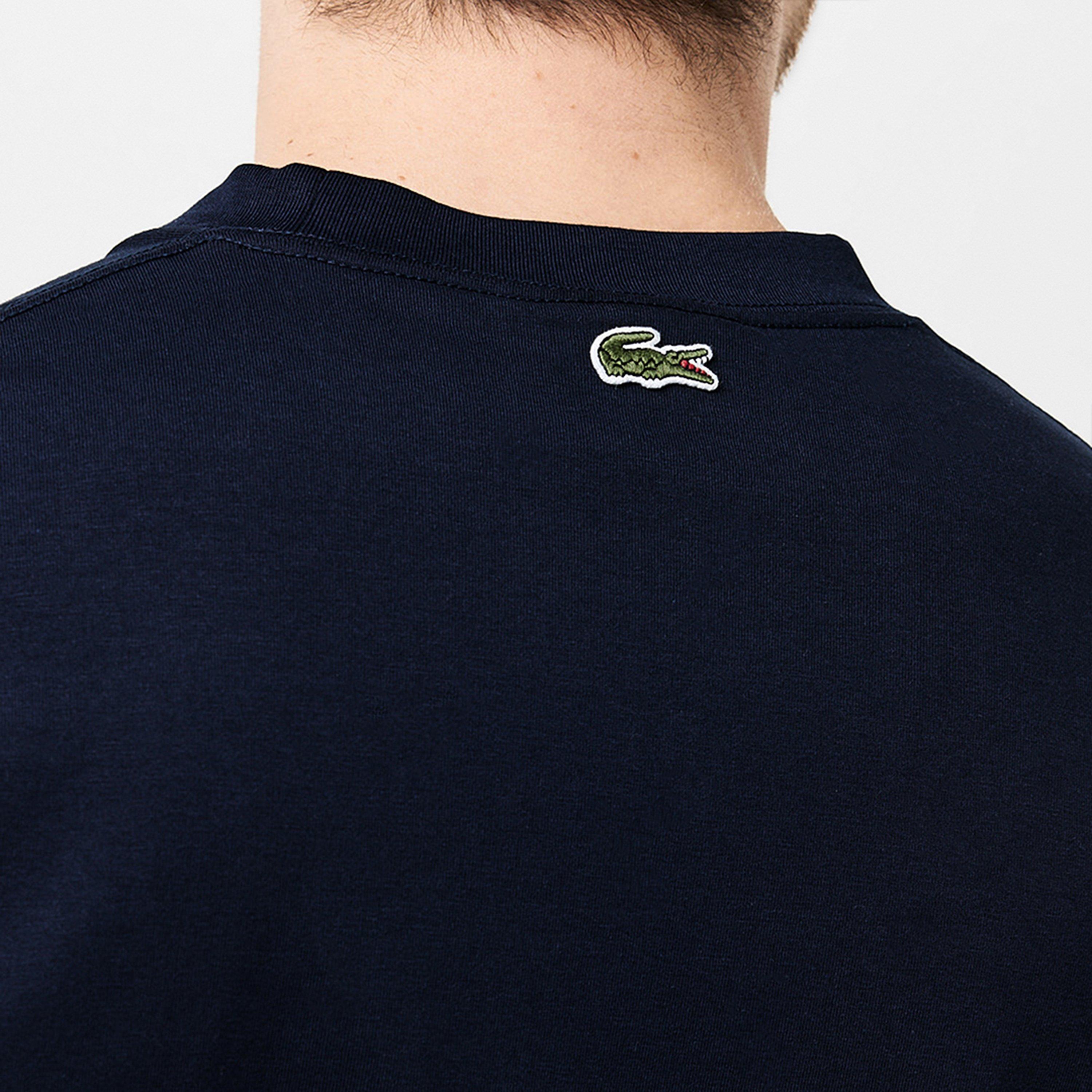 Navy Blue - Lacoste - Croc Tee - 5