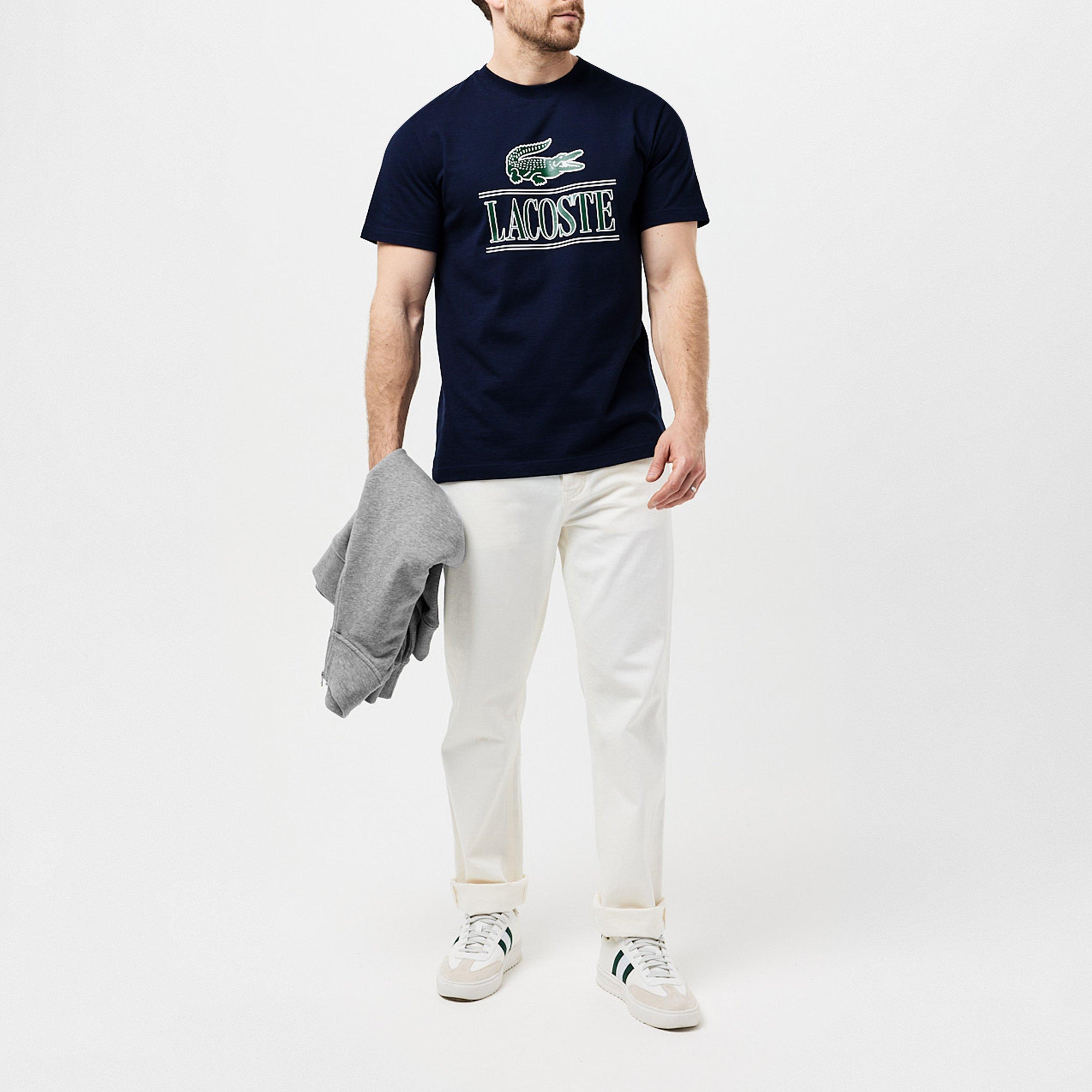 Navy Blue - Lacoste - Croc Tee - 6