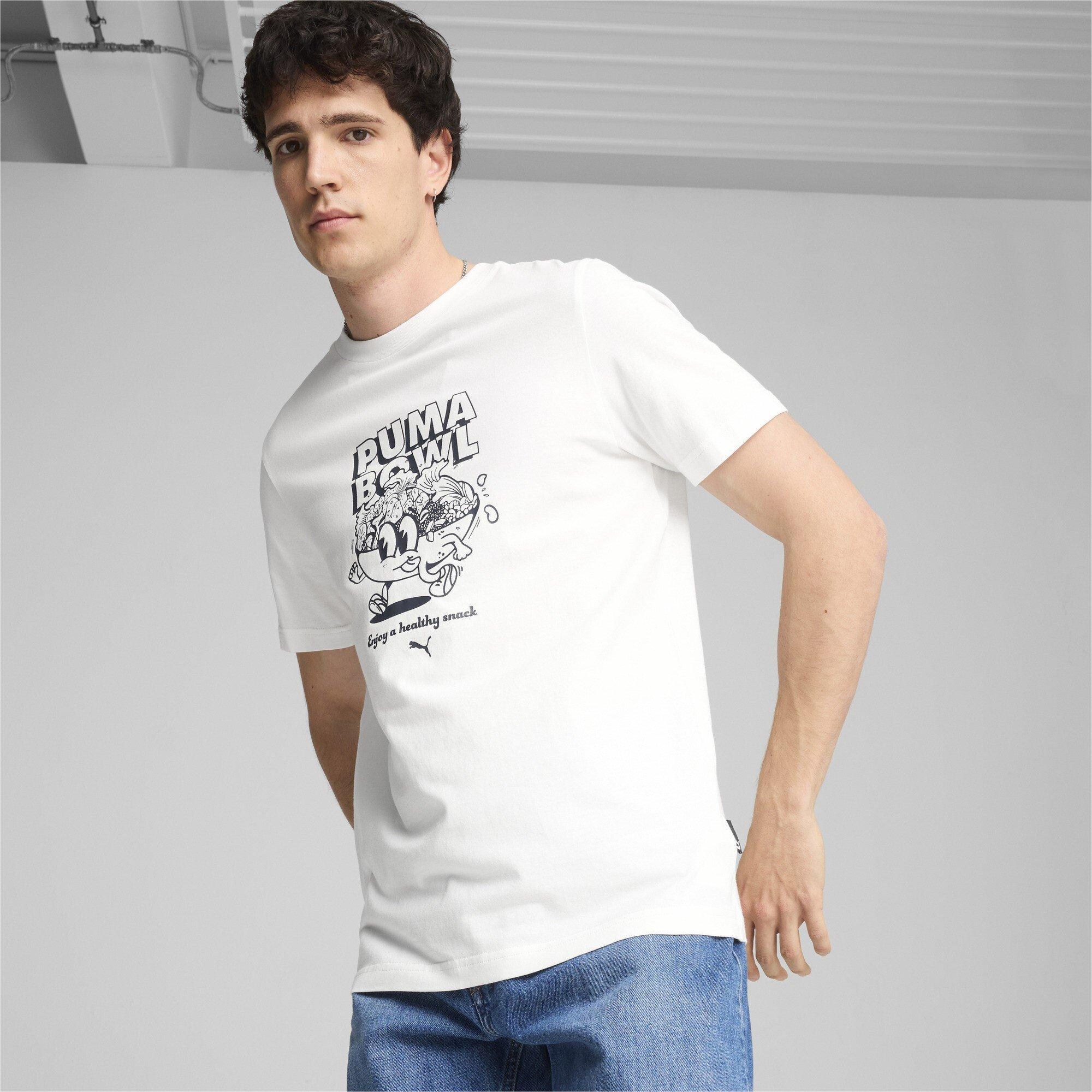 Puma Blanc - Puma - Graphics Bowl Regular Fit T-Shirt - 2