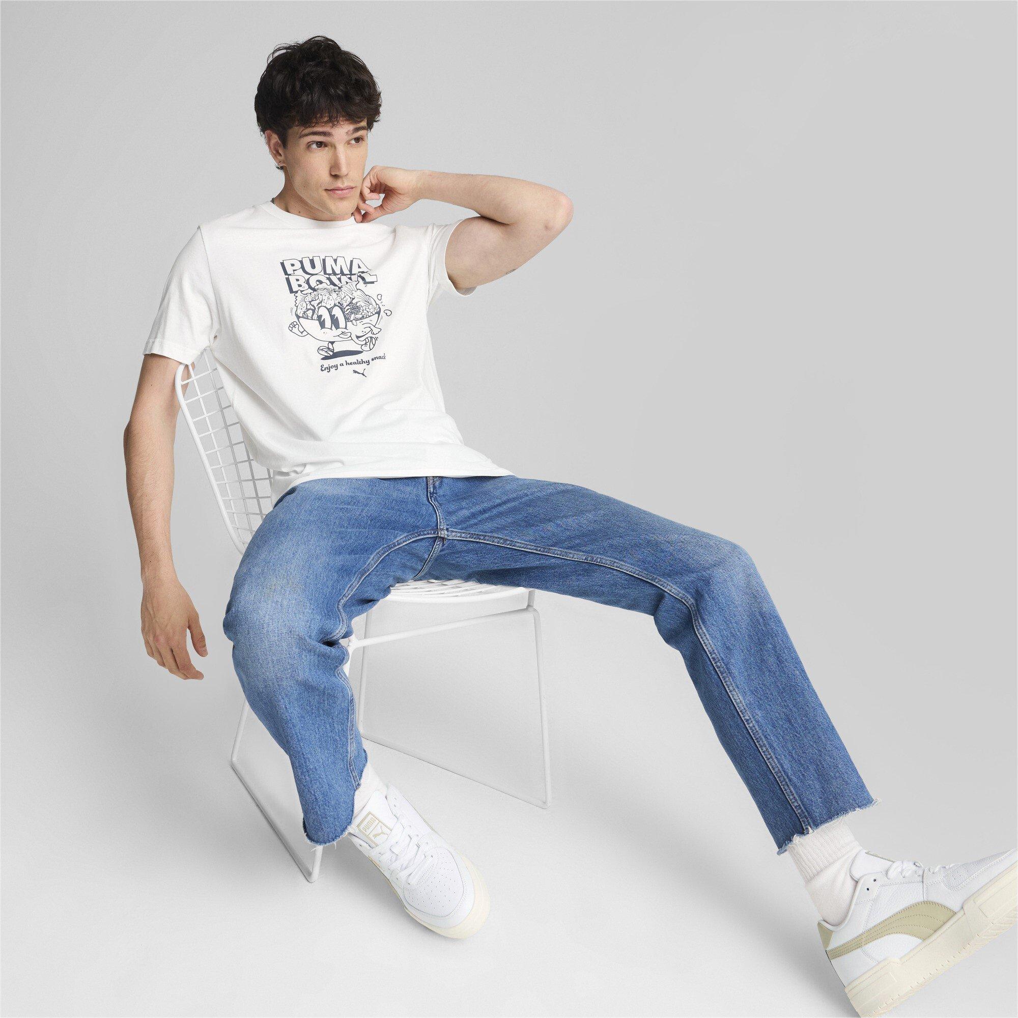 Puma Blanc - Puma - Graphics Bowl Regular Fit T-Shirt - 4