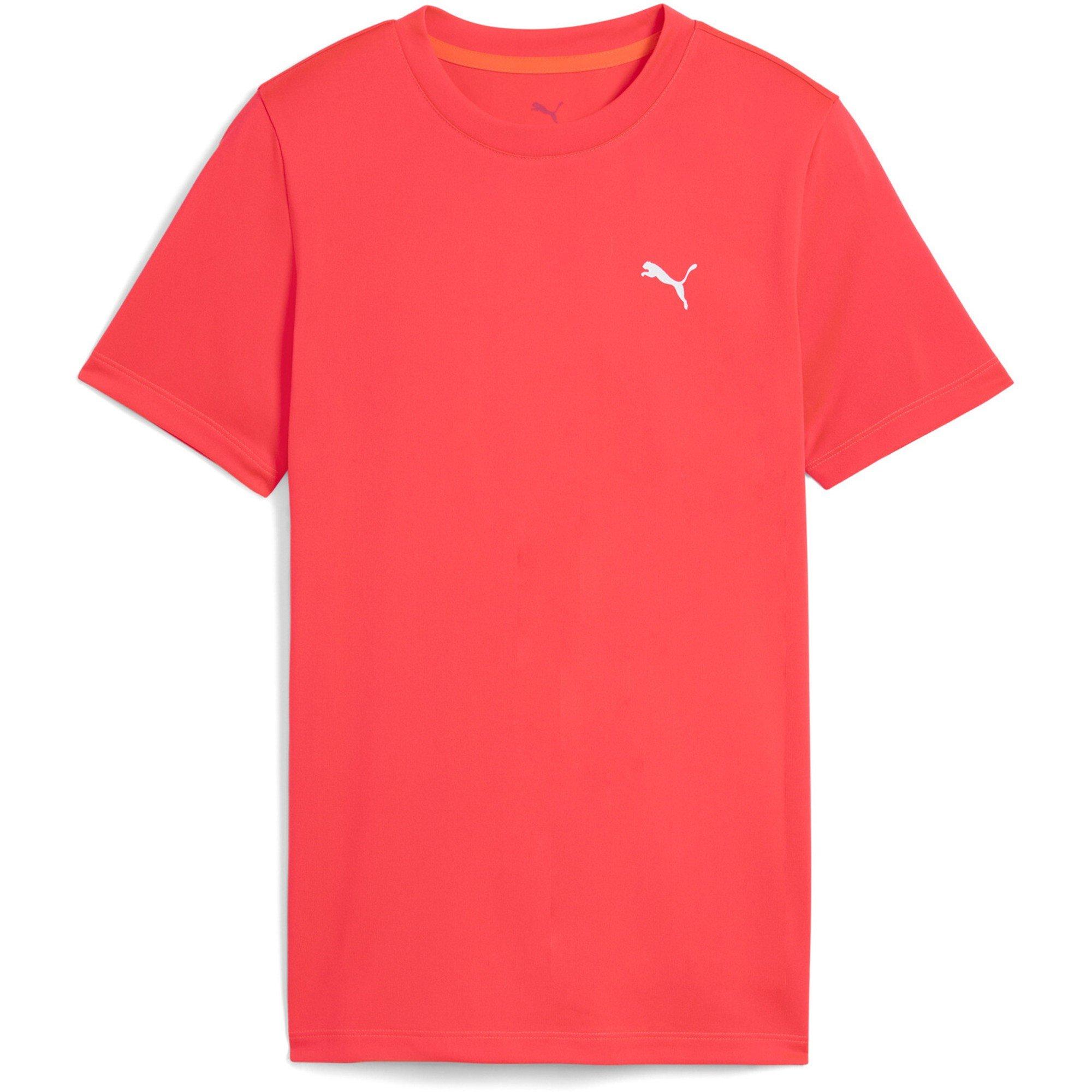 GlowingRed-W - Puma - Unisex Kids' Tad Essentials T-Shirt - 1