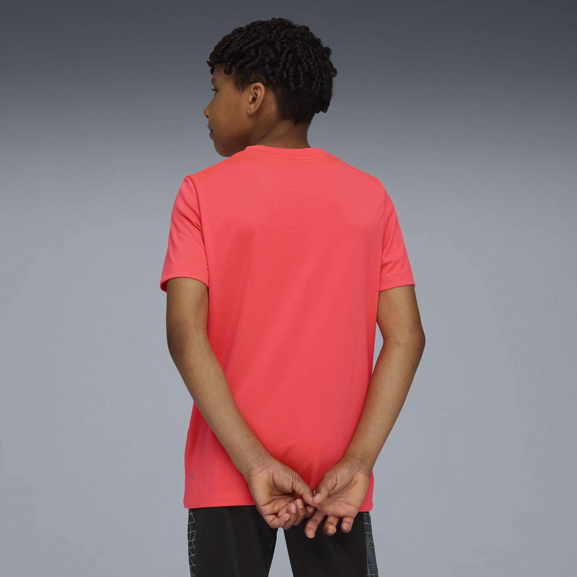 GlowingRed-W - Puma - Unisex Kids' Tad Essentials T-Shirt - 4