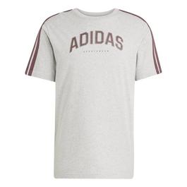 adidas Codes Collegiate Linear Graphic T Shirt Mens