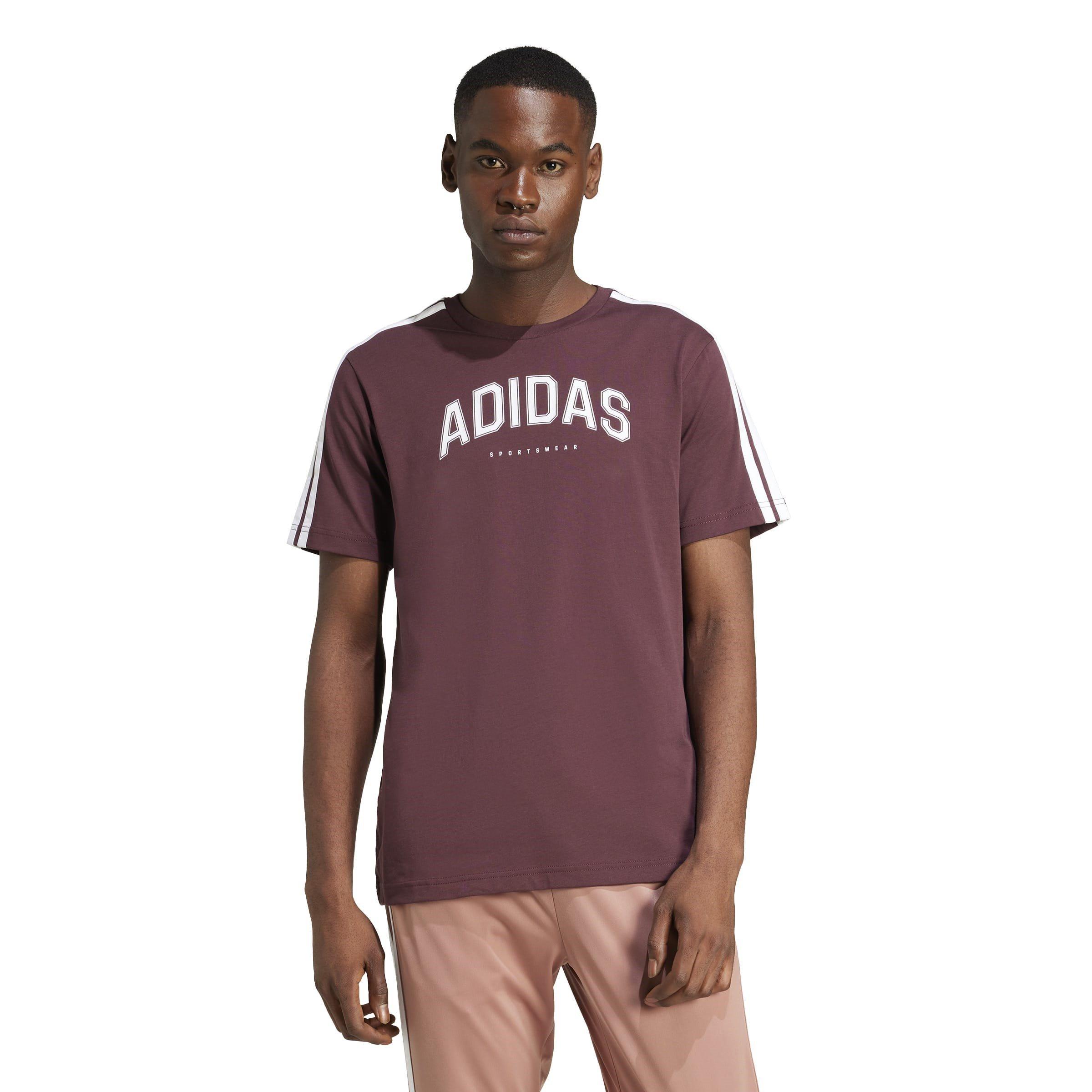 Aurora Ruby - Aurora Rubin - adidas - Codes Collegiate Linear Graphic T-Shirt Mens - 2