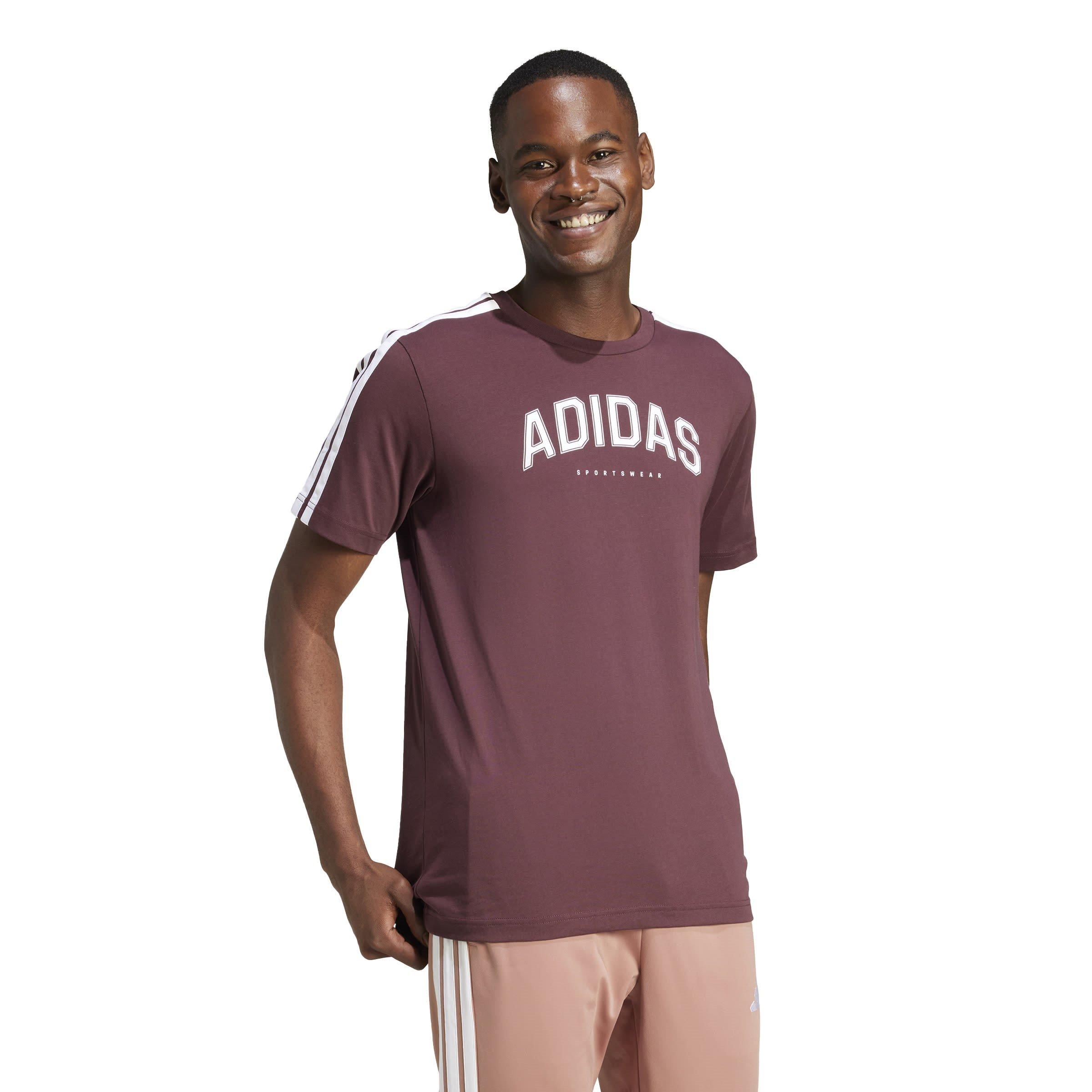 Aurora Ruby - Aurora Rubin - adidas - Codes Collegiate Linear Graphic T-Shirt Mens - 4