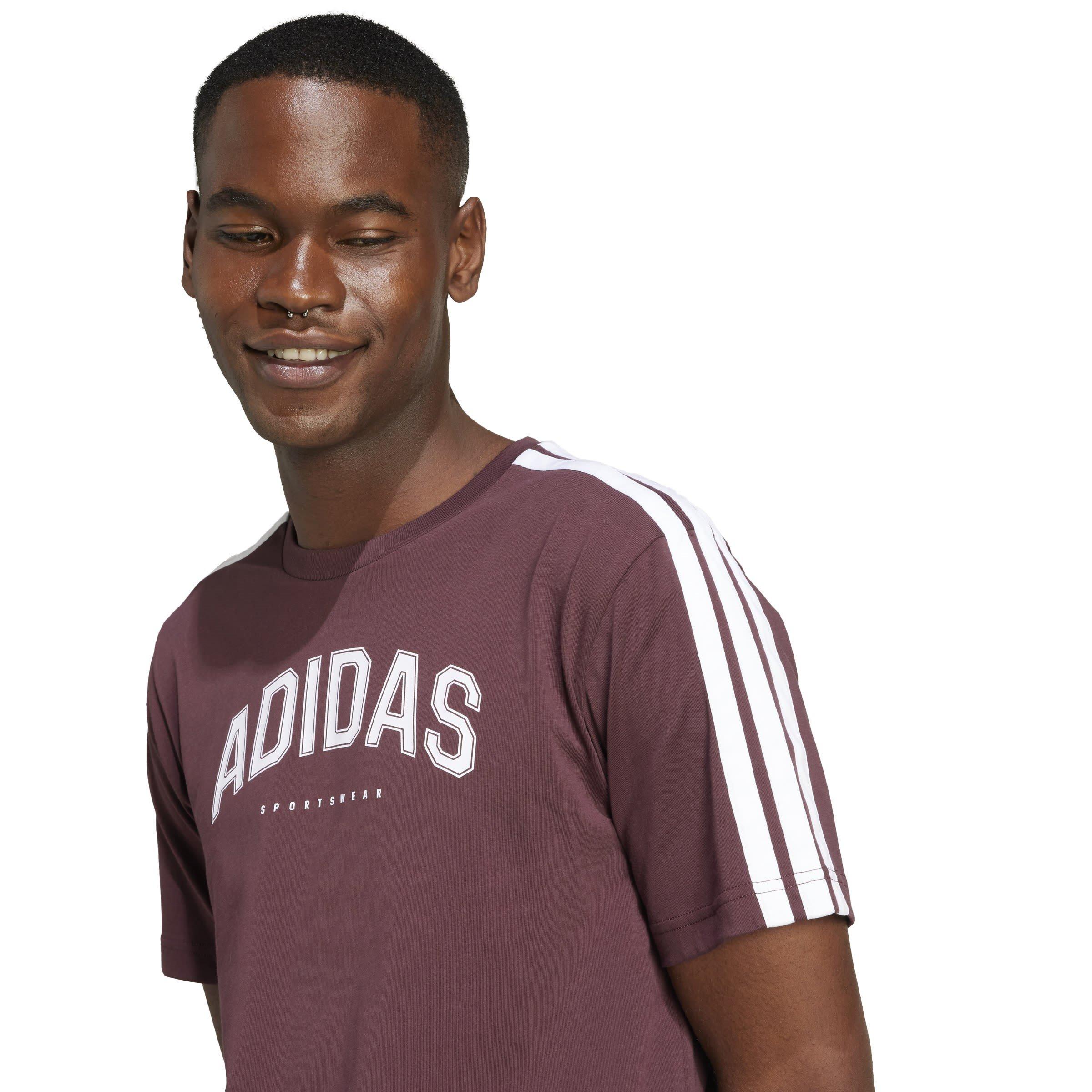 Aurora Ruby - Aurora Rubin - adidas - Codes Collegiate Linear Graphic T-Shirt Mens - 6