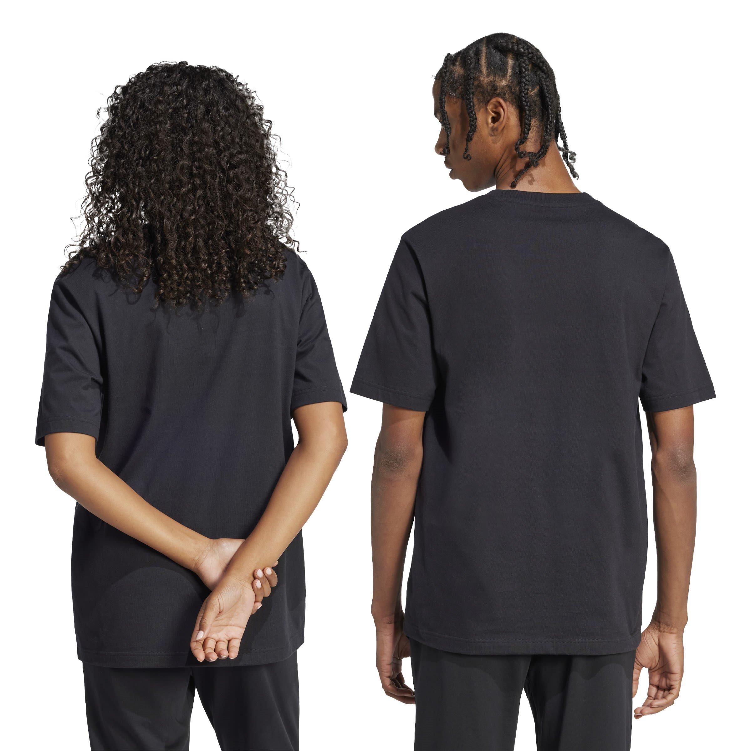 Sort - adidas - Lounge Slides Graphic Pocket T-Shirt Adults - 6