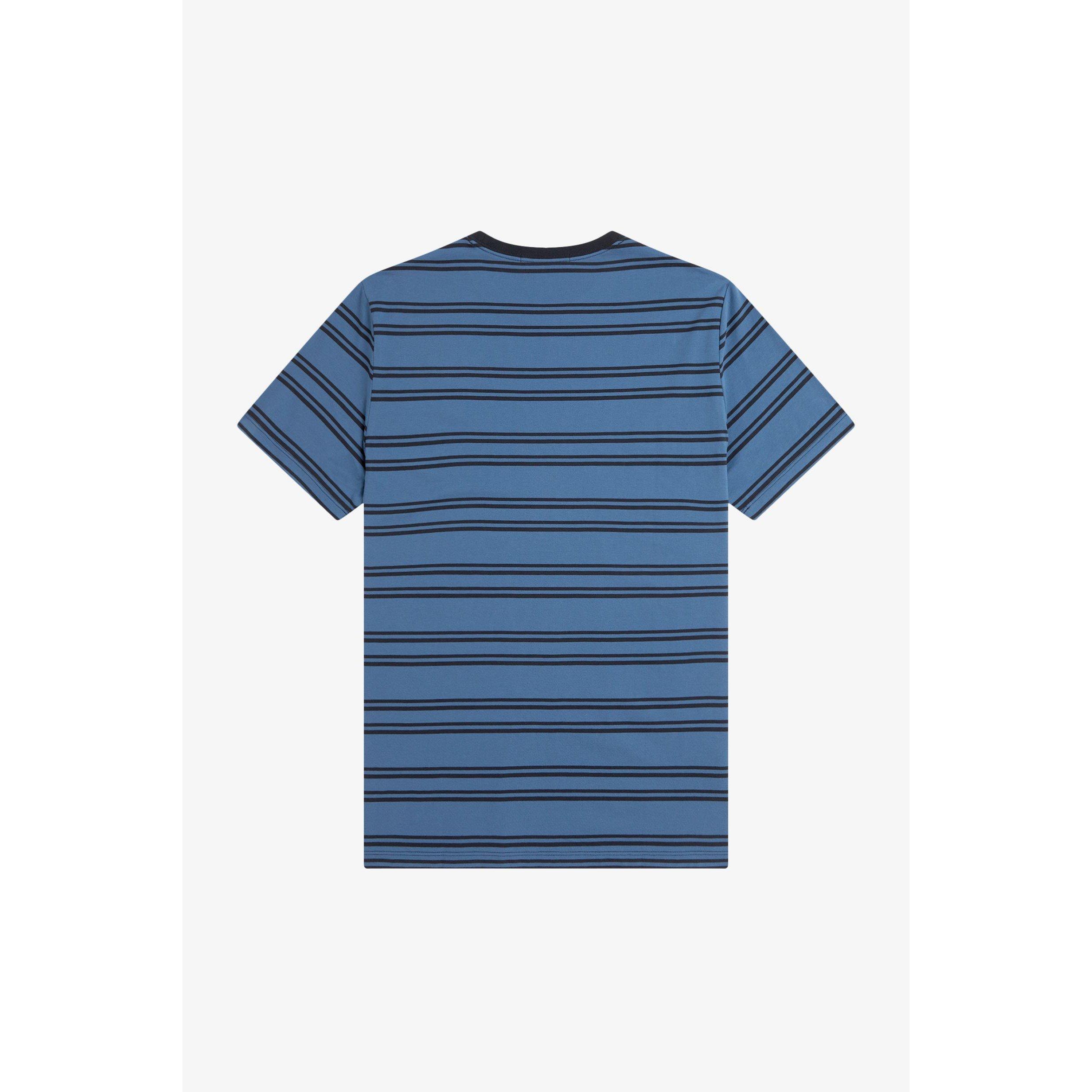 Midnight R21 - Fred Perry - Men's Fine Stripe Regular Fit T-Shirt - 2