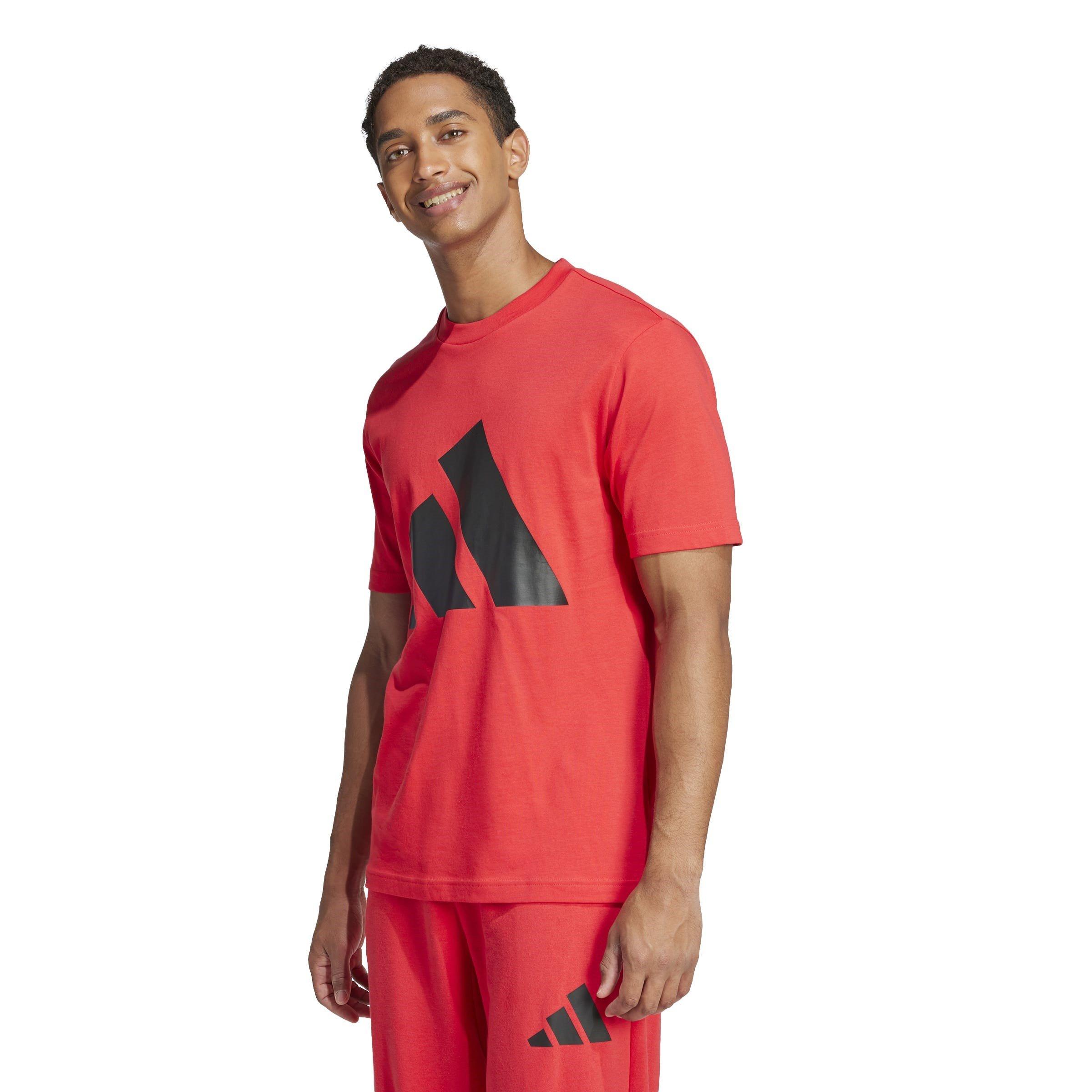 Ren Ruby/Sort - adidas - Essentials Big Logo Tee - 2