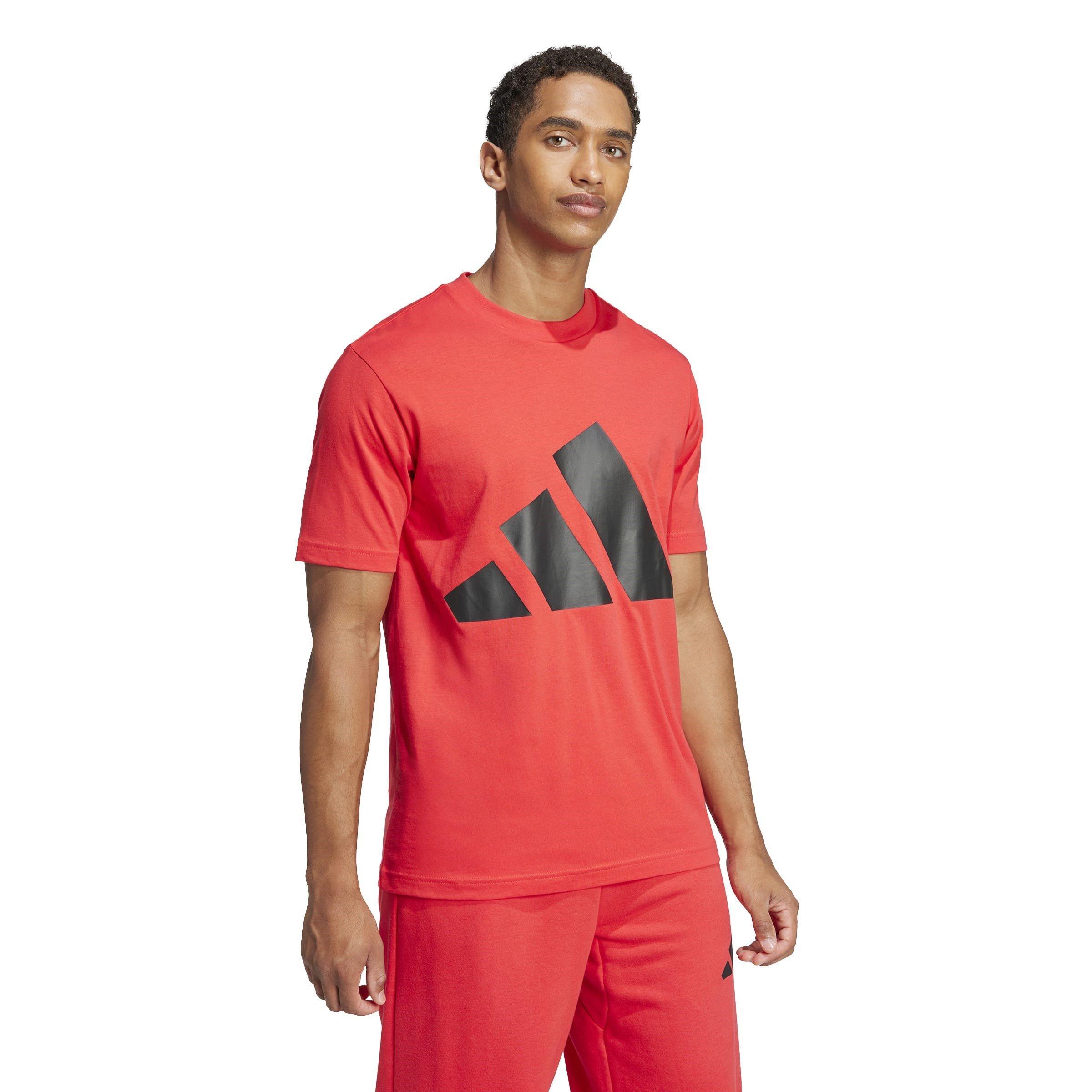 Ren Ruby/Sort - adidas - Essentials Big Logo Tee - 4