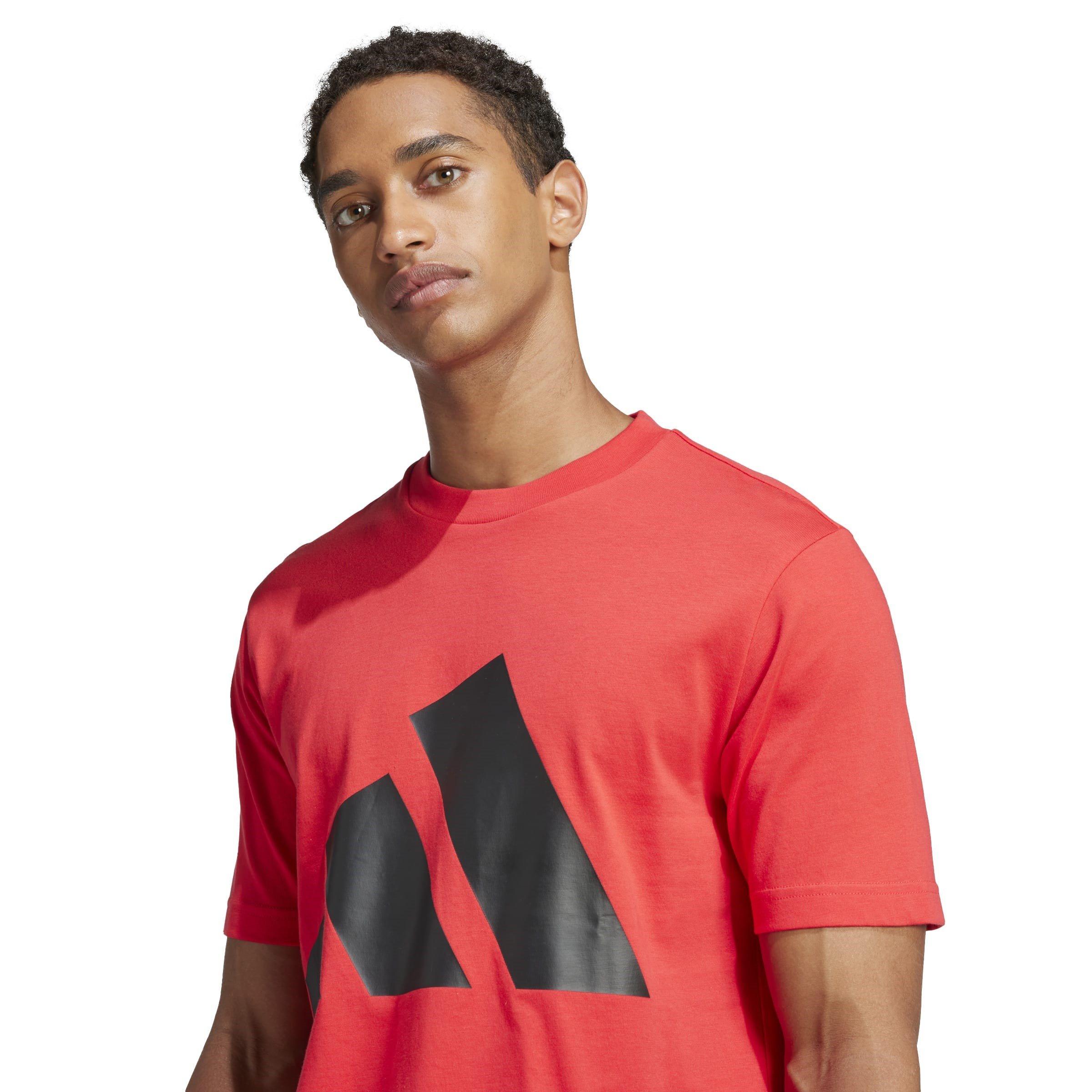 Ren Ruby/Sort - adidas - Essentials Big Logo Tee - 5