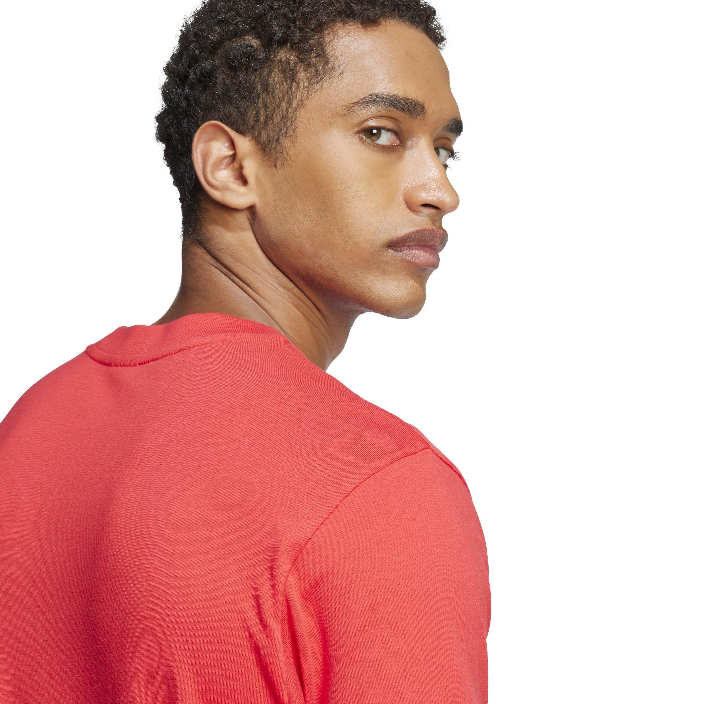 Ren Ruby/Sort - adidas - Essentials Big Logo Tee - 6