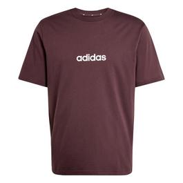 adidas Essentials Linear Single Jersey T shirt Adults