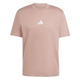 adidas Essential Three Stripes Single Jersey Tee Mens