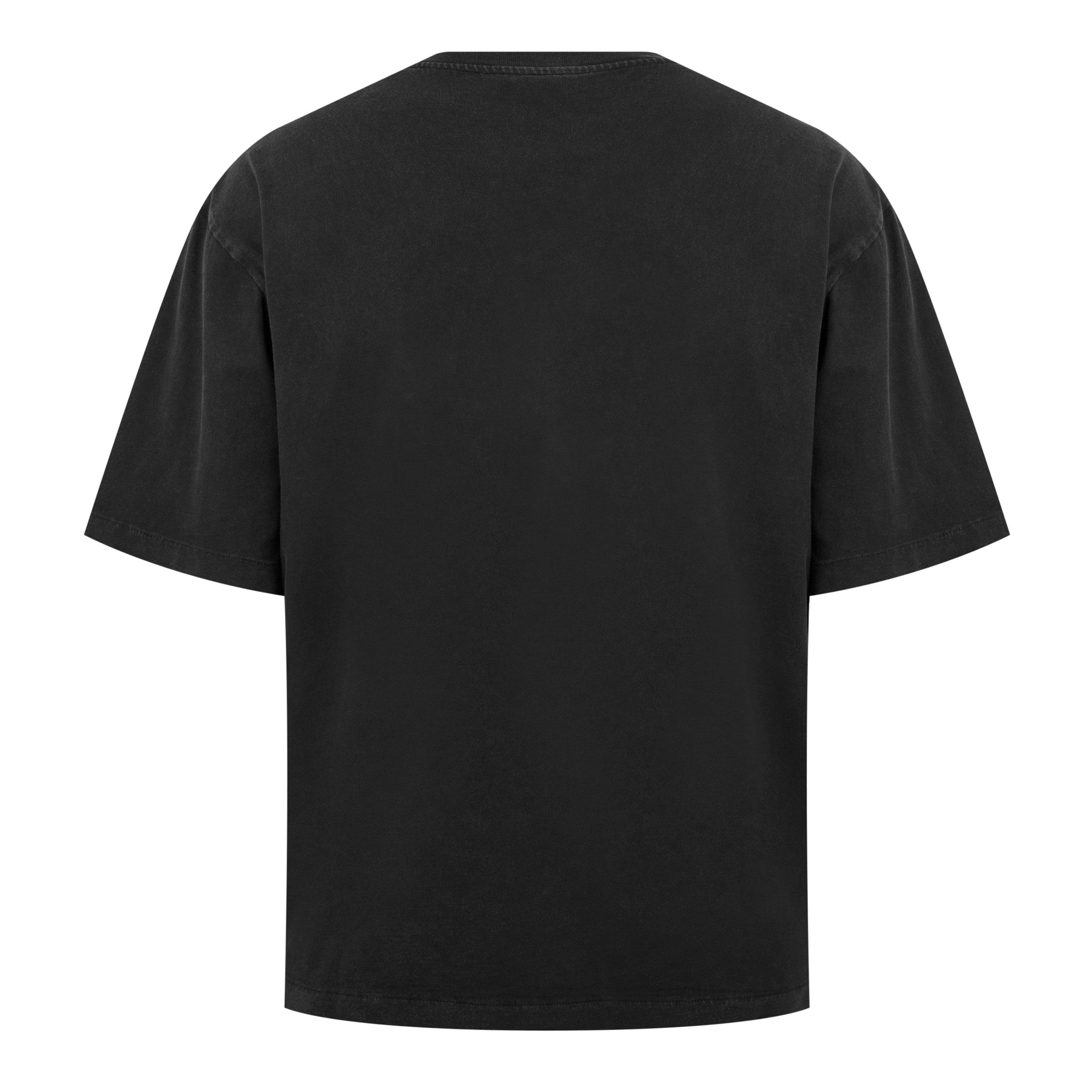 Black - Off White - Men's Putti Regular Fit T-Shirt - 2