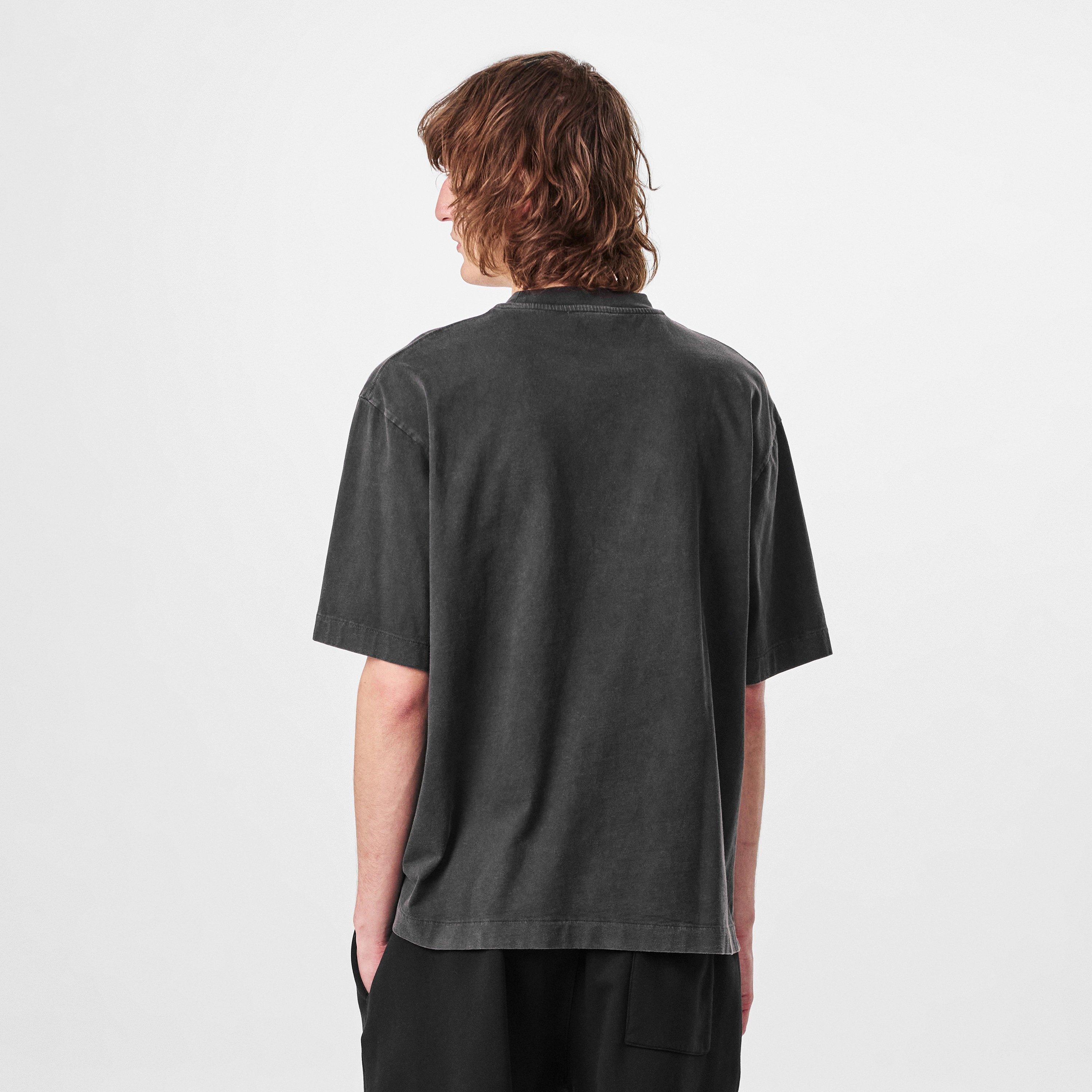 Black - Off White - Men's Putti Regular Fit T-Shirt - 4