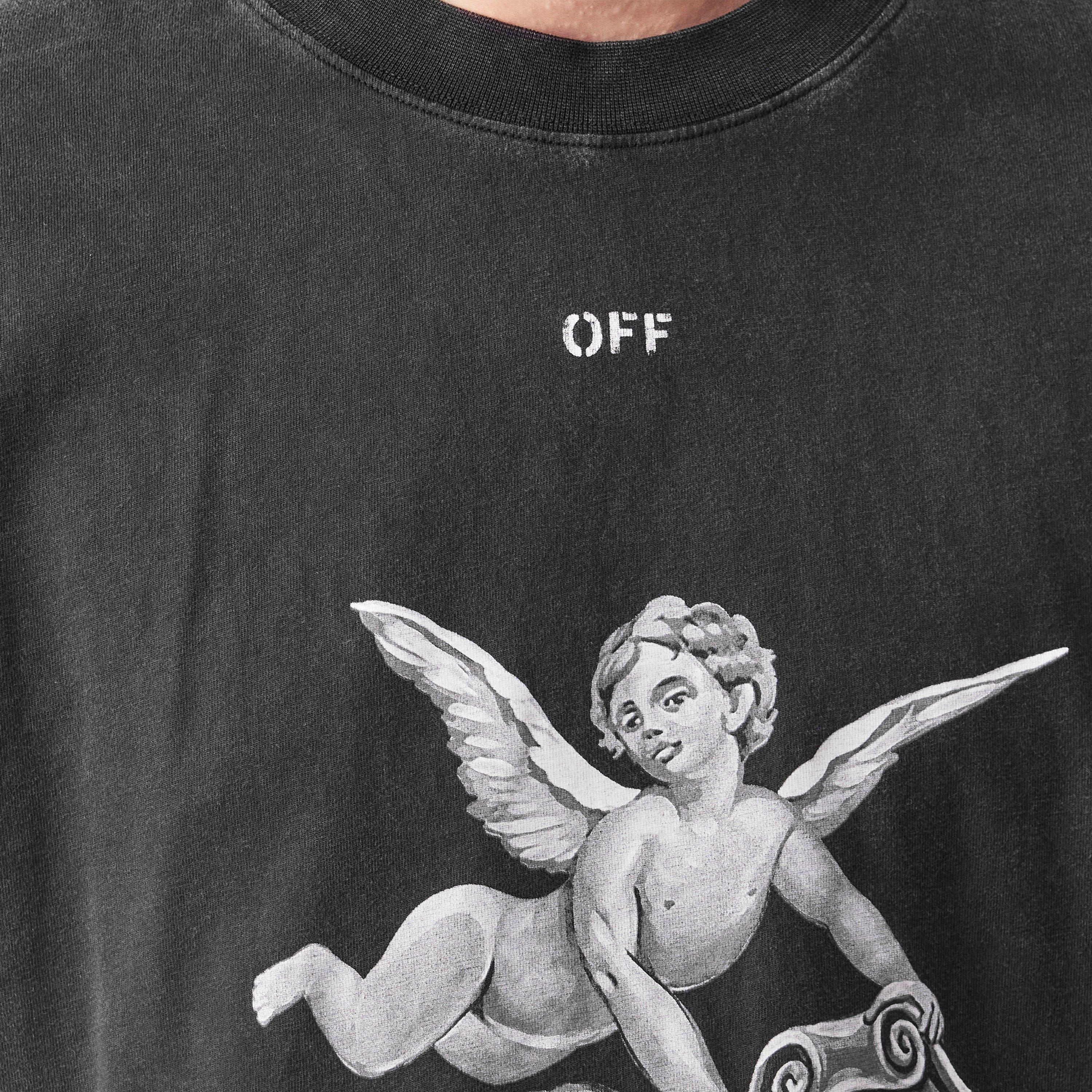 Black - Off White - Men's Putti Regular Fit T-Shirt - 5