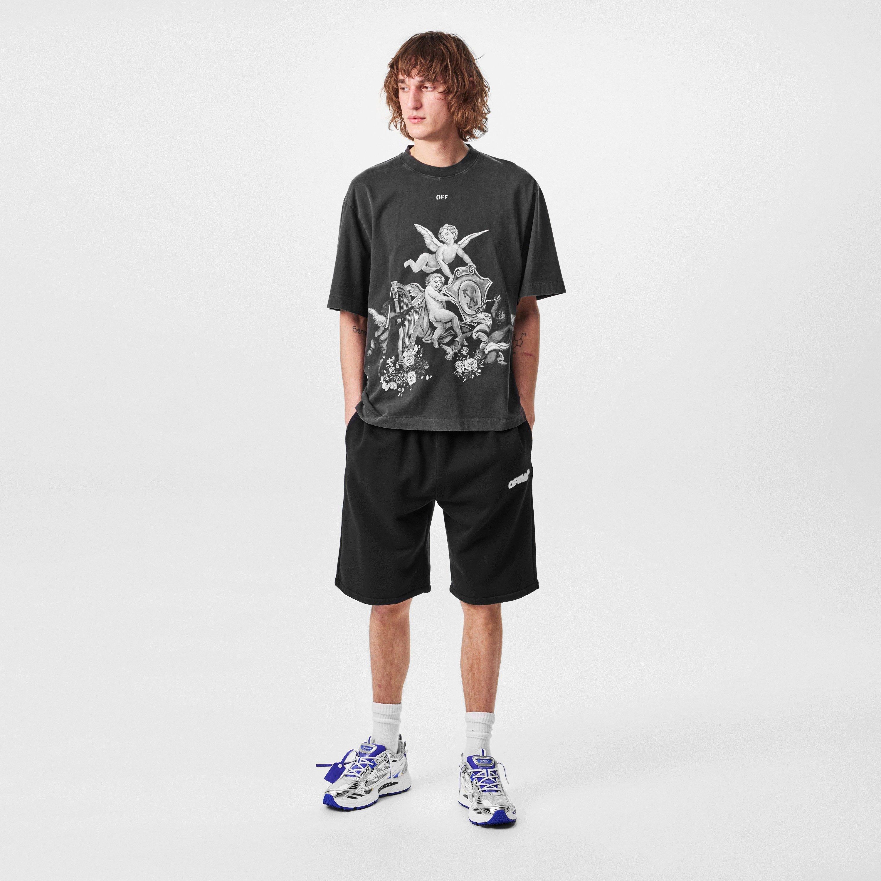 Black - Off White - Men's Putti Regular Fit T-Shirt - 6