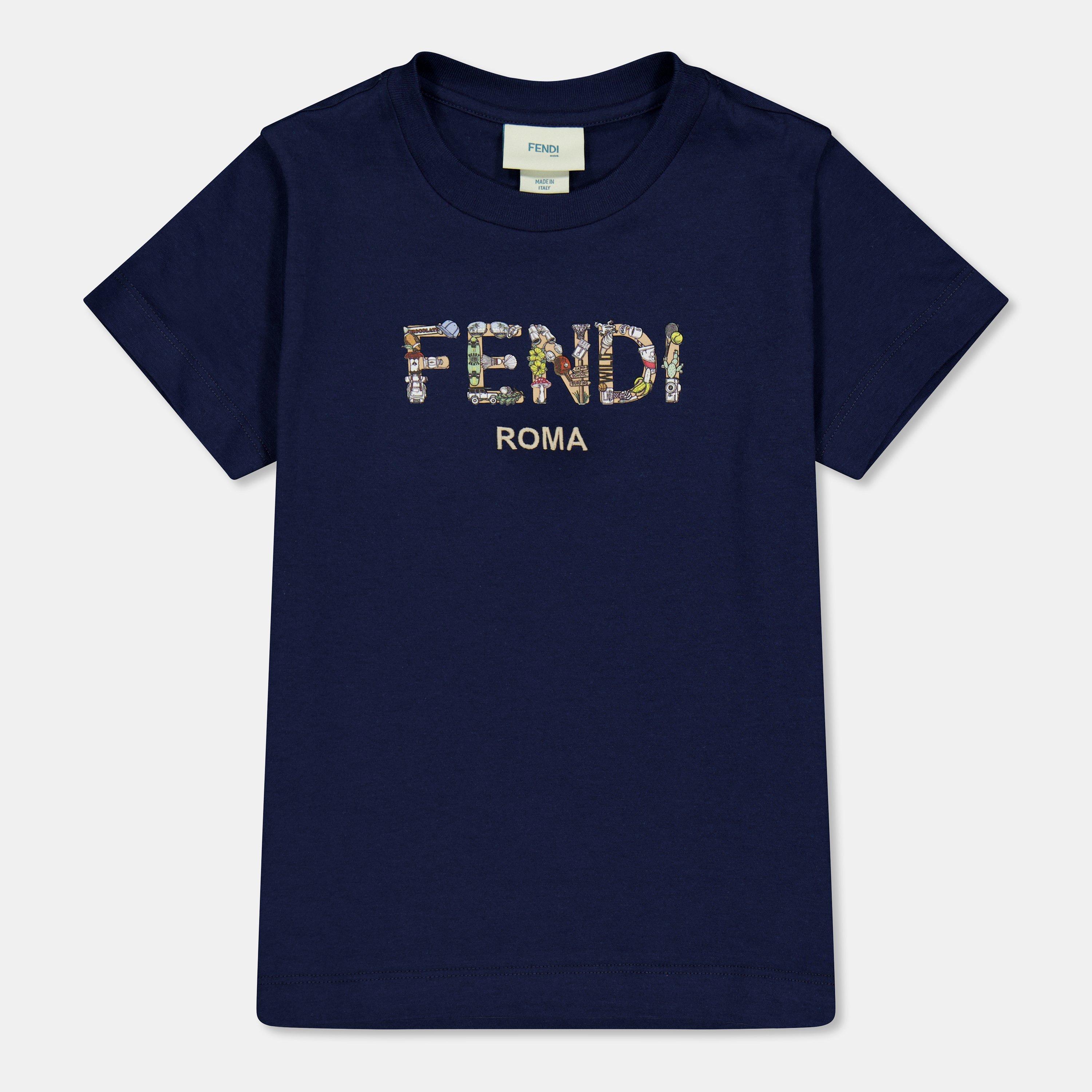 Fendi | Unisex Kids' T-Shirt | Regular Fit T-Shirts | Cruise Fashion