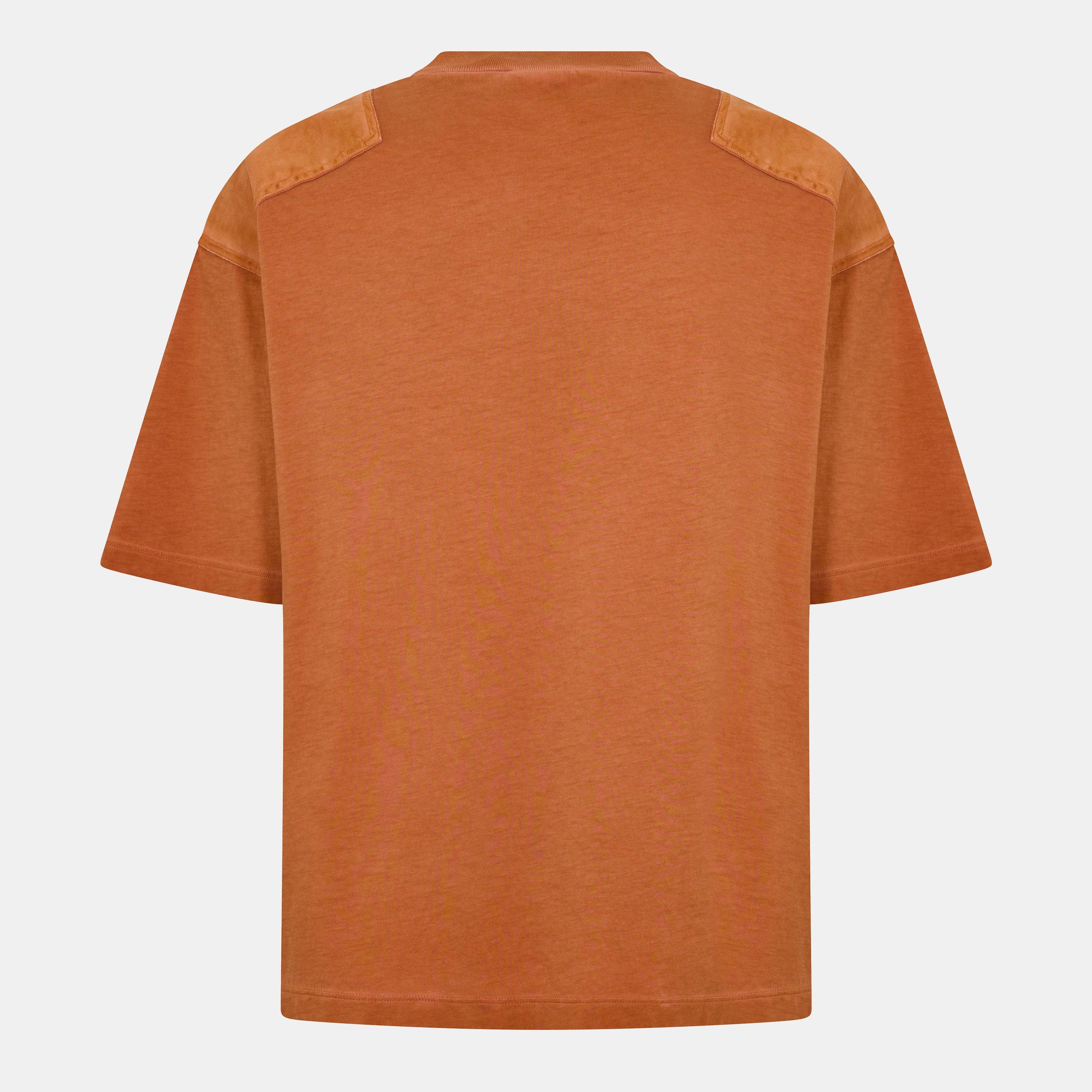 Rust - DSquared2 - Men's DSQ Caten Oversized T-Shirt - 2