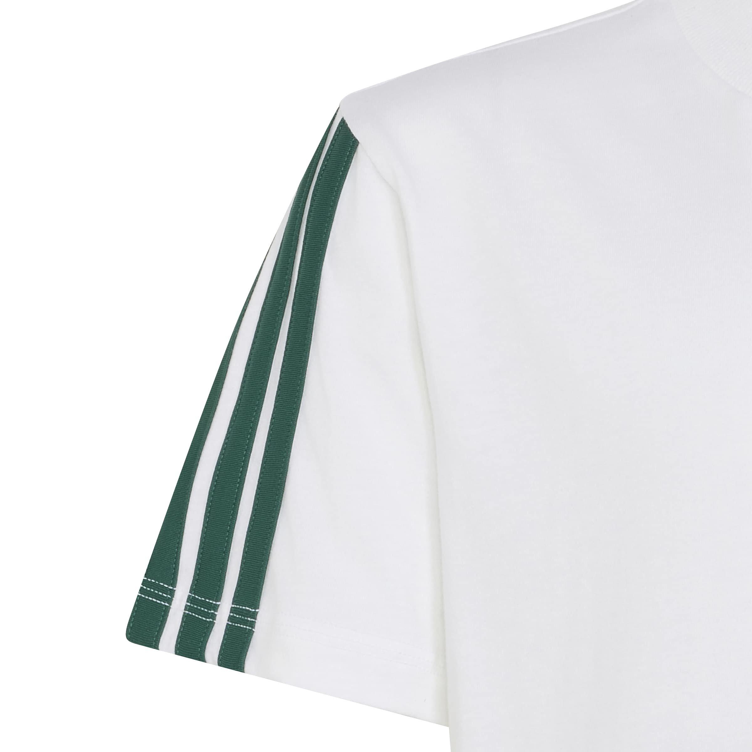 White/Green - adidas - Essential Junior Tee - 4