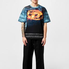 Diesel Burning Oval D Poster T-Shirt
