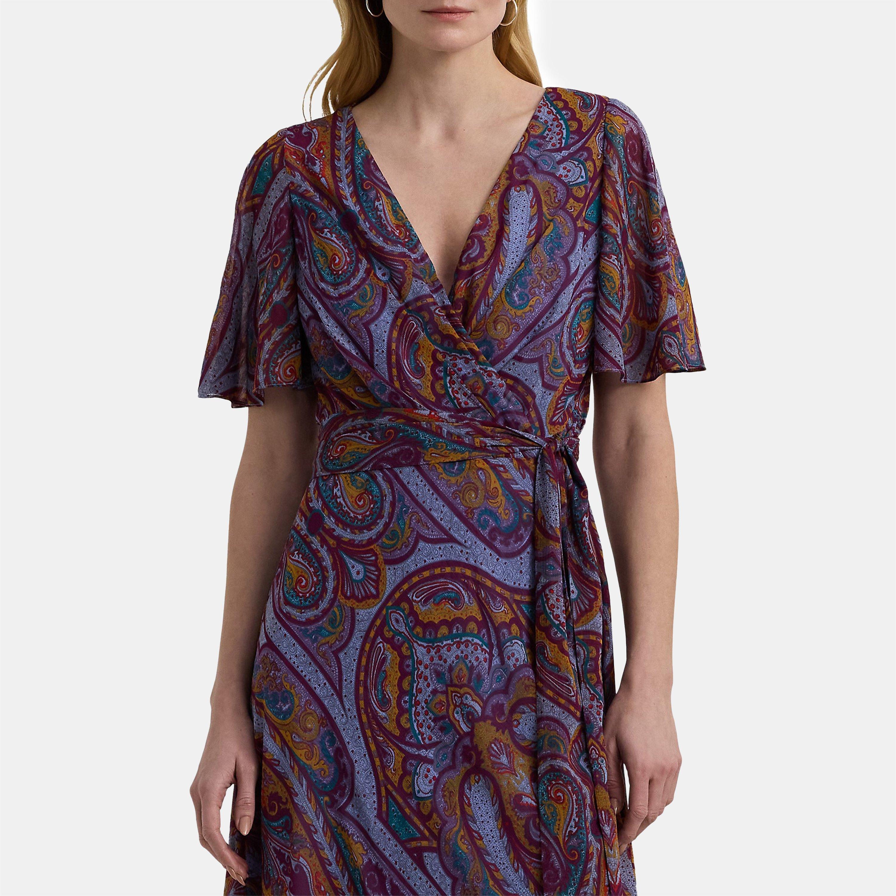 Fuchsia Multi - Lauren by Ralph Lauren - Filsee Dress - 3