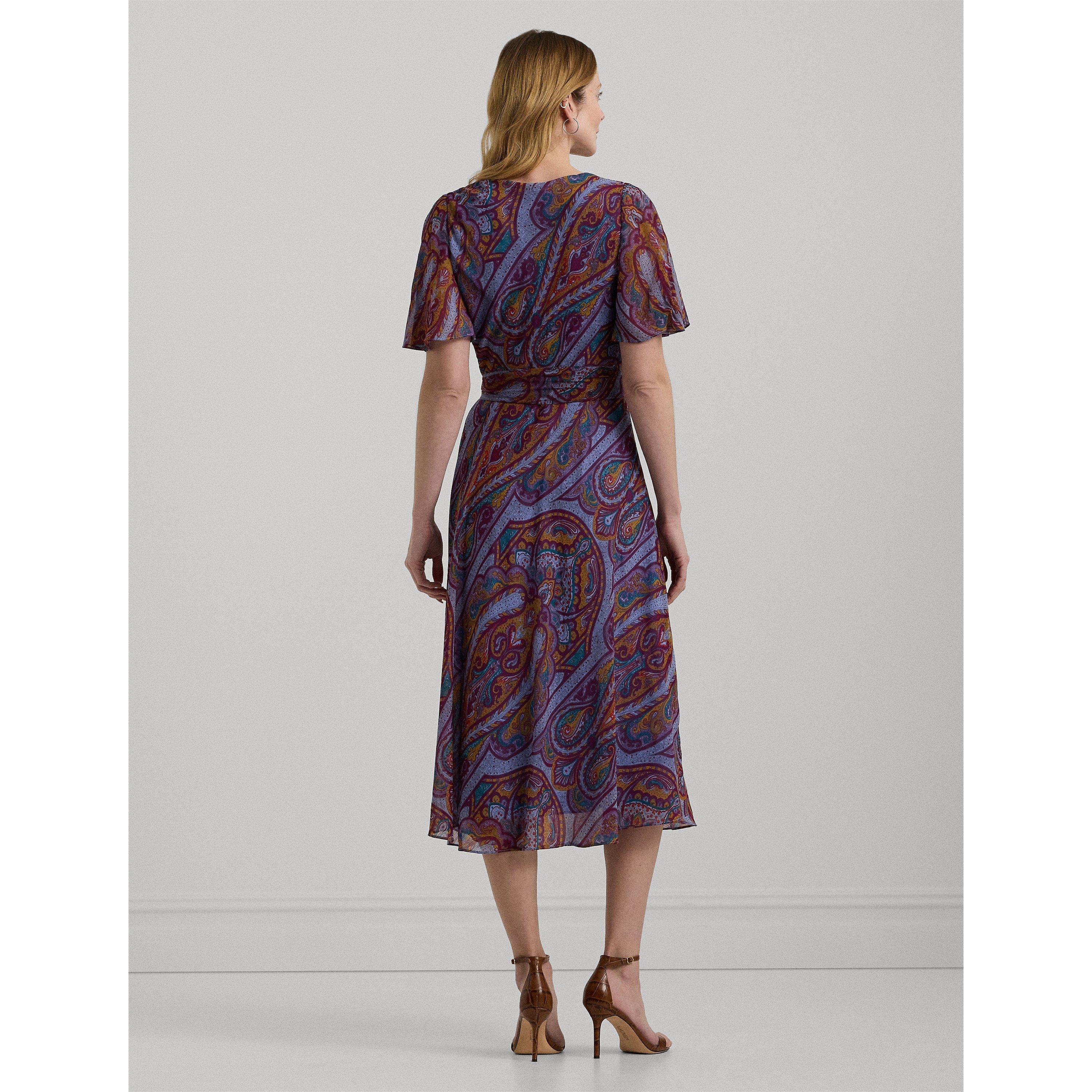 Fuchsia Multi - Lauren by Ralph Lauren - Filsee Dress - 4
