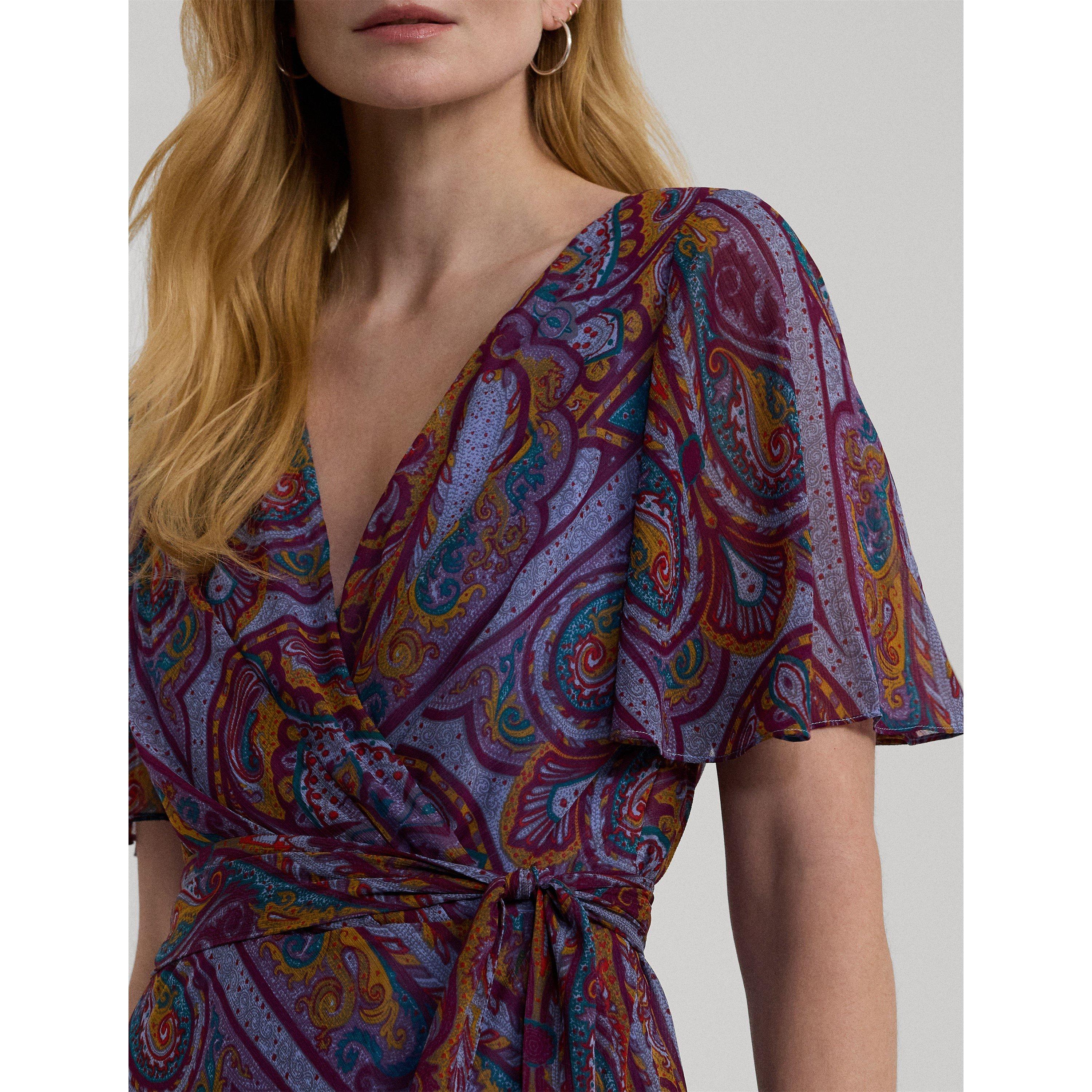 Fuchsia Multi - Lauren by Ralph Lauren - Filsee Dress - 5