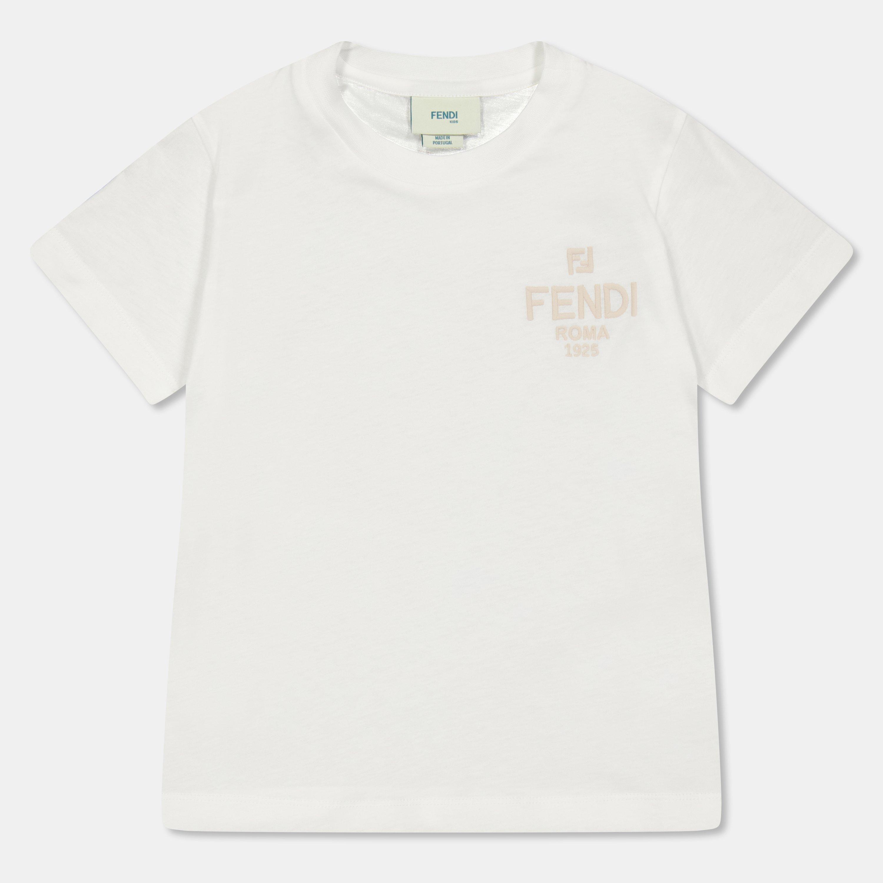 Fendi Kids' T-Shirt - Yale F1I11 - Size 10Y