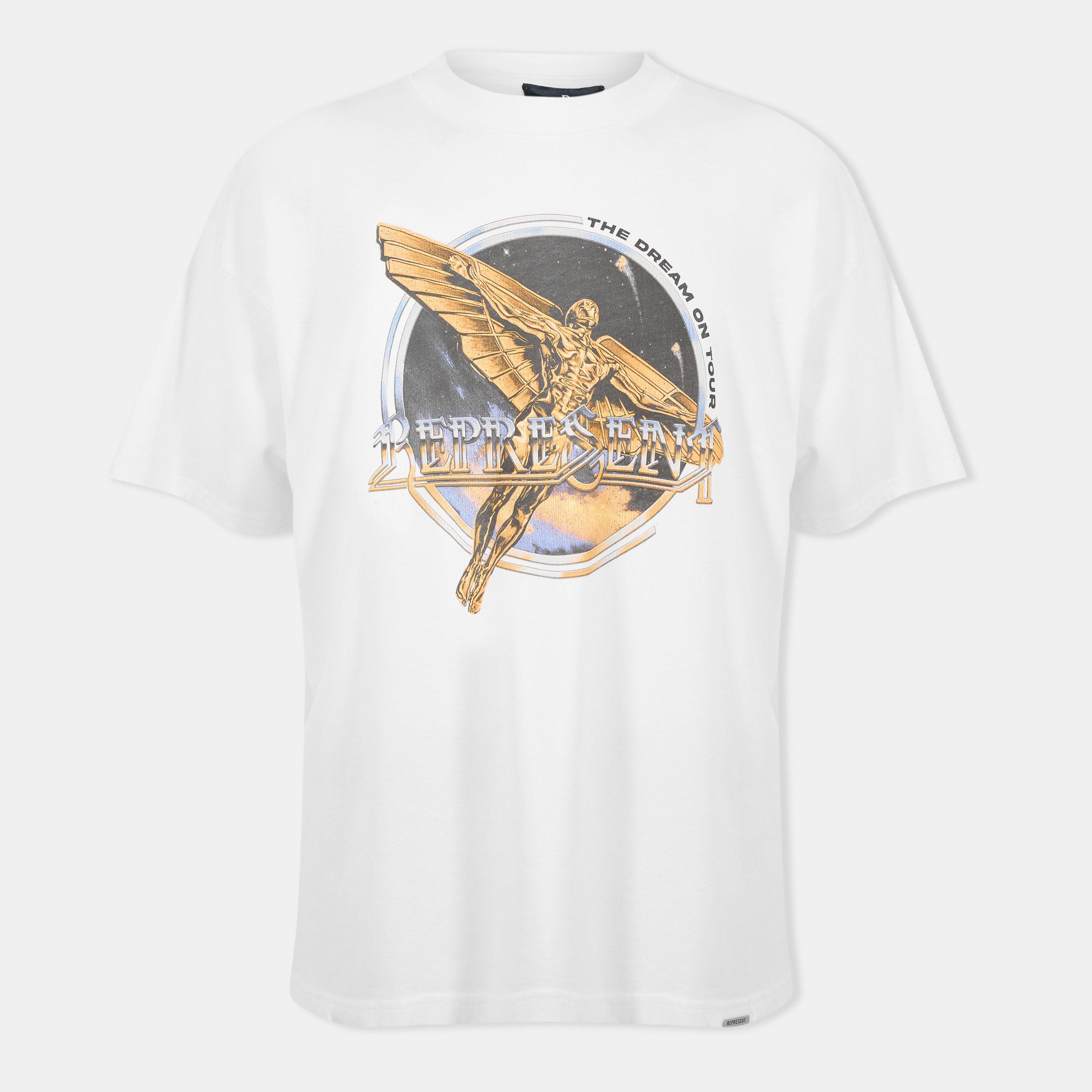 Represent Men's Rep Golden Tour Oversized T-Shirt - Flat White - XL