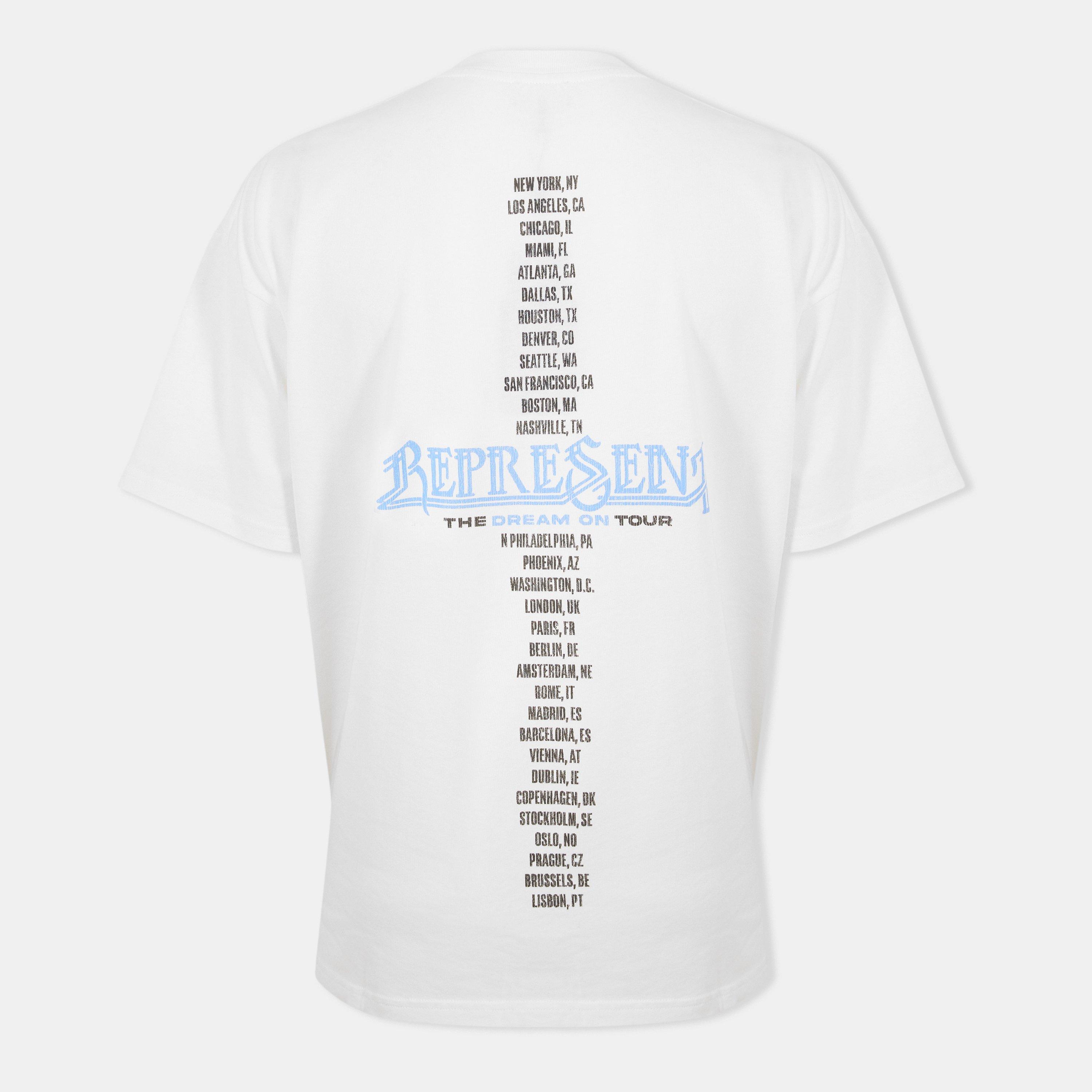 Flat White - Represent - Rep Golden Tour Tee Sn61 - 2