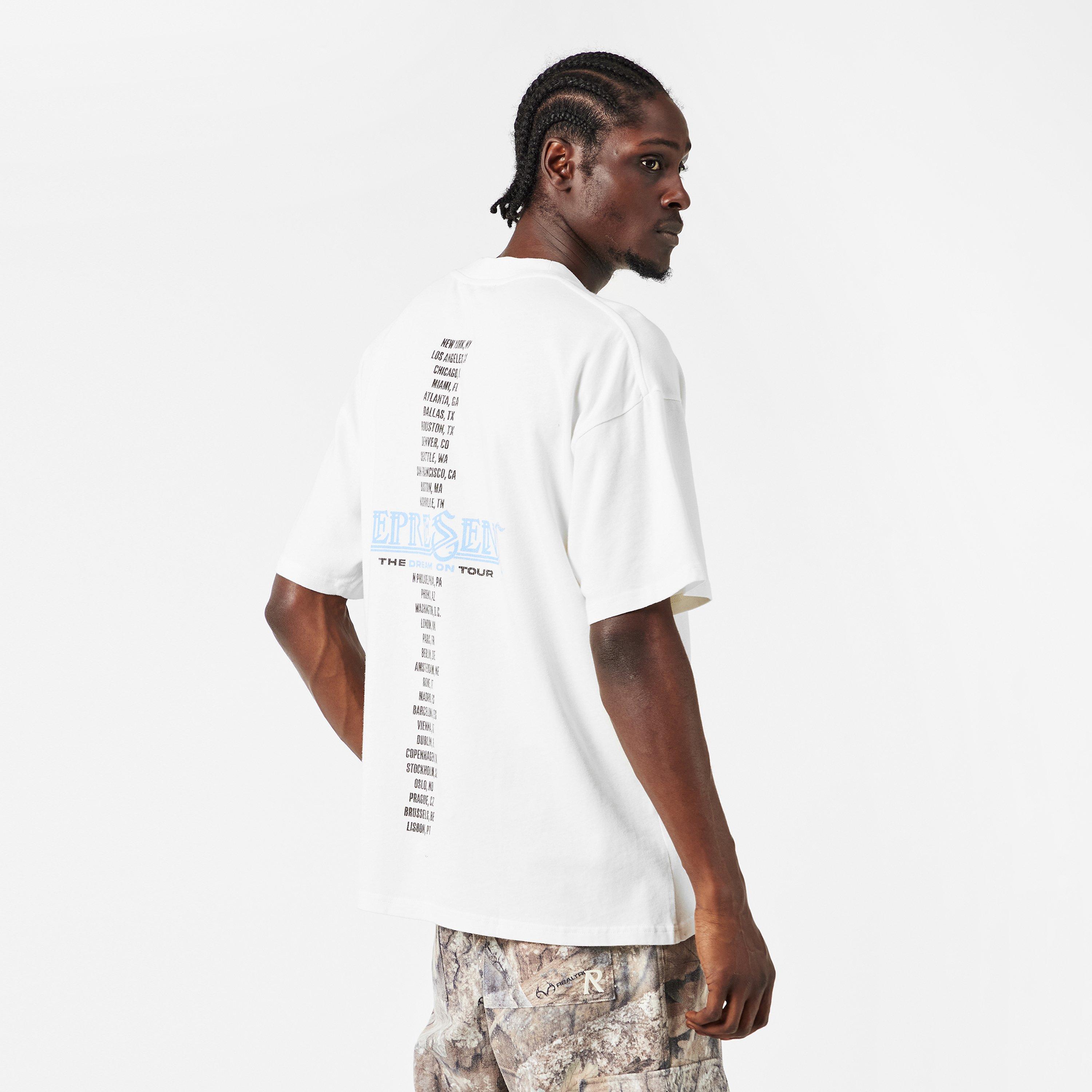 Flat White - Represent - Rep Golden Tour Tee Sn61 - 4