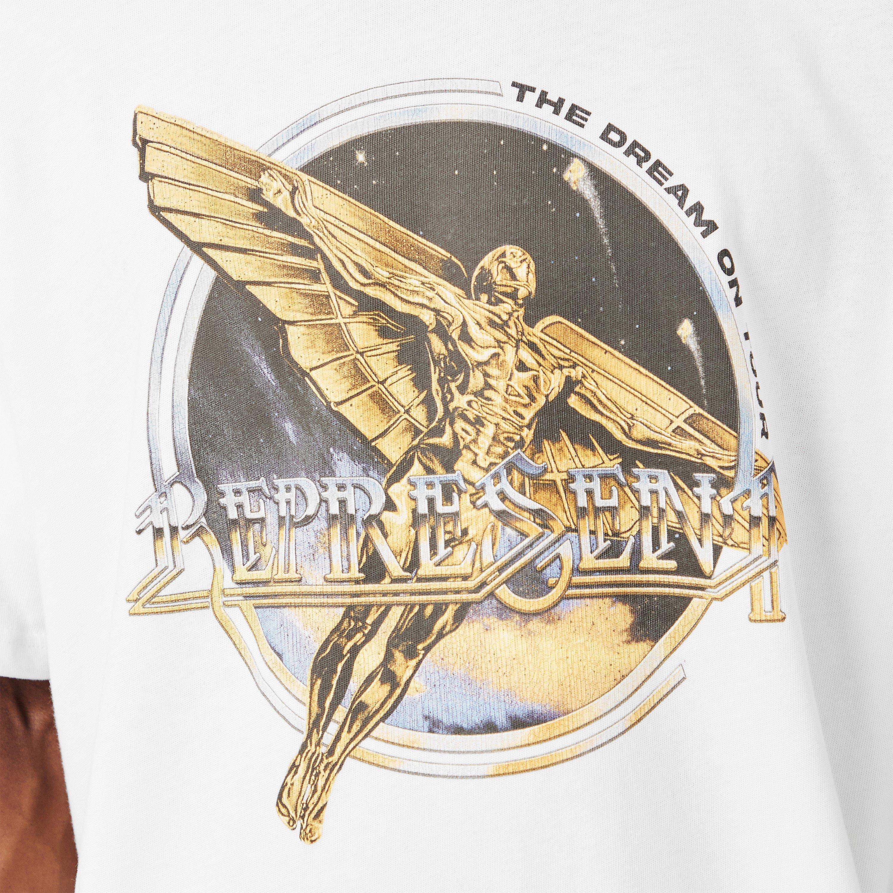 Flat White - Represent - Rep Golden Tour Tee Sn61 - 5