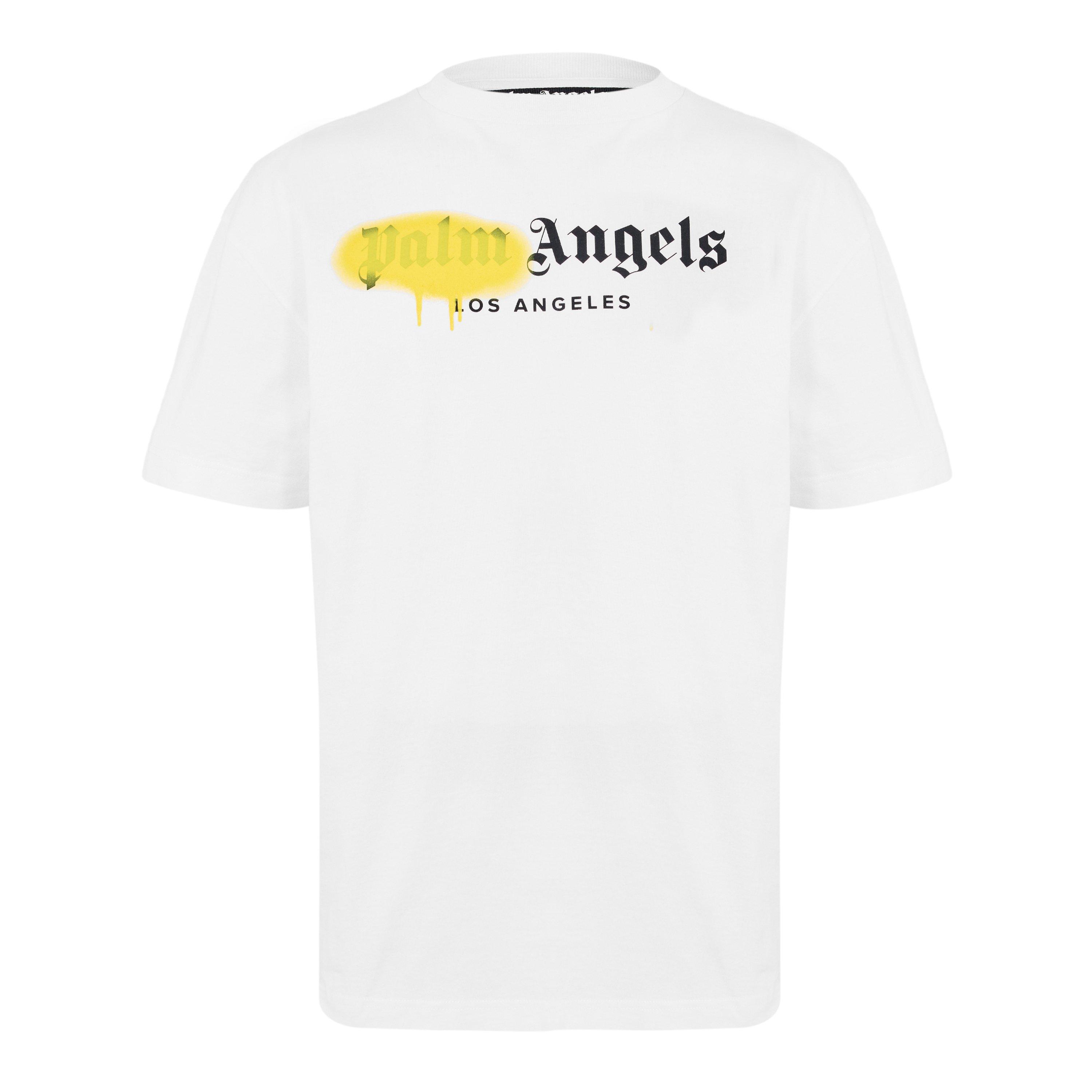 White Yellow - Palm Angels - Men's London T-Shirt - 1