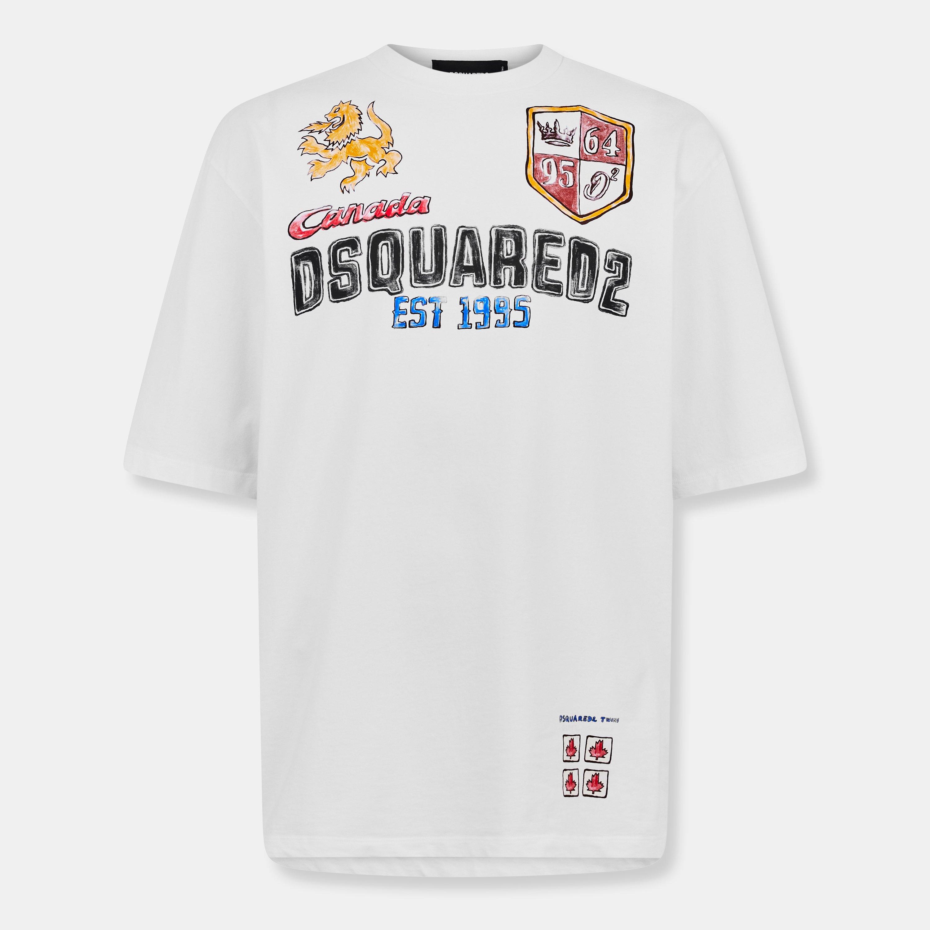 DSquared2 Men's Oversized T-Shirt | Flannels