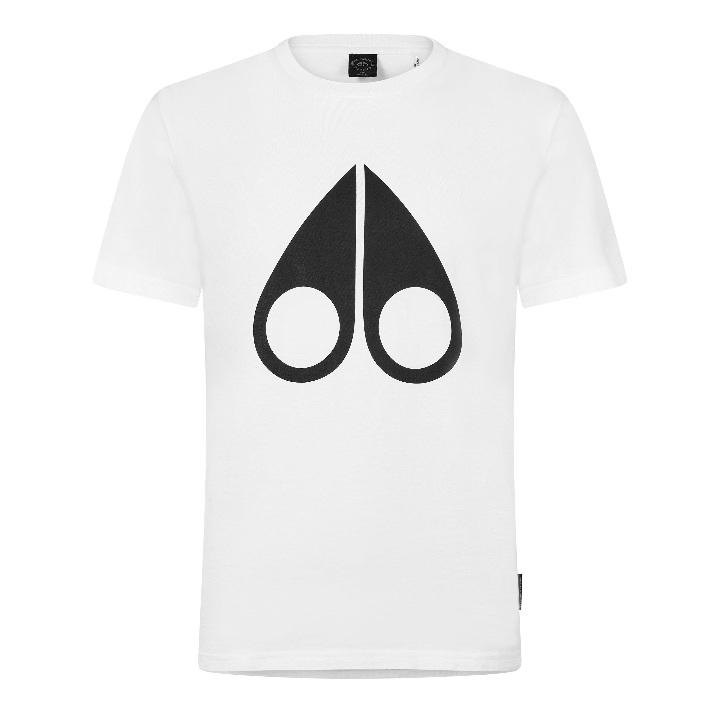 White 160 - Moose Knuckles - Essential Logo T-Shirt - 7