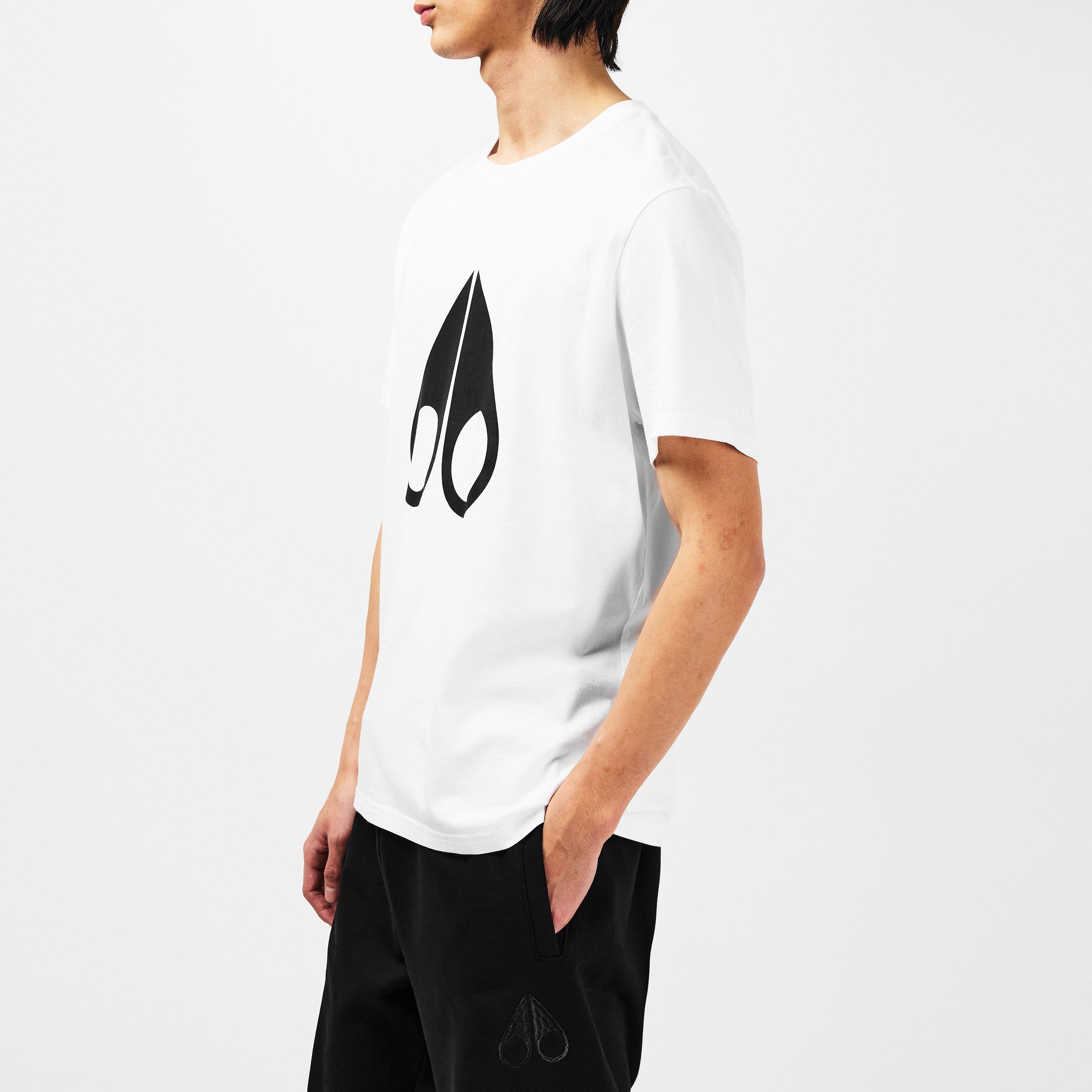 White 160 - Moose Knuckles - Essential Logo T-Shirt - 5
