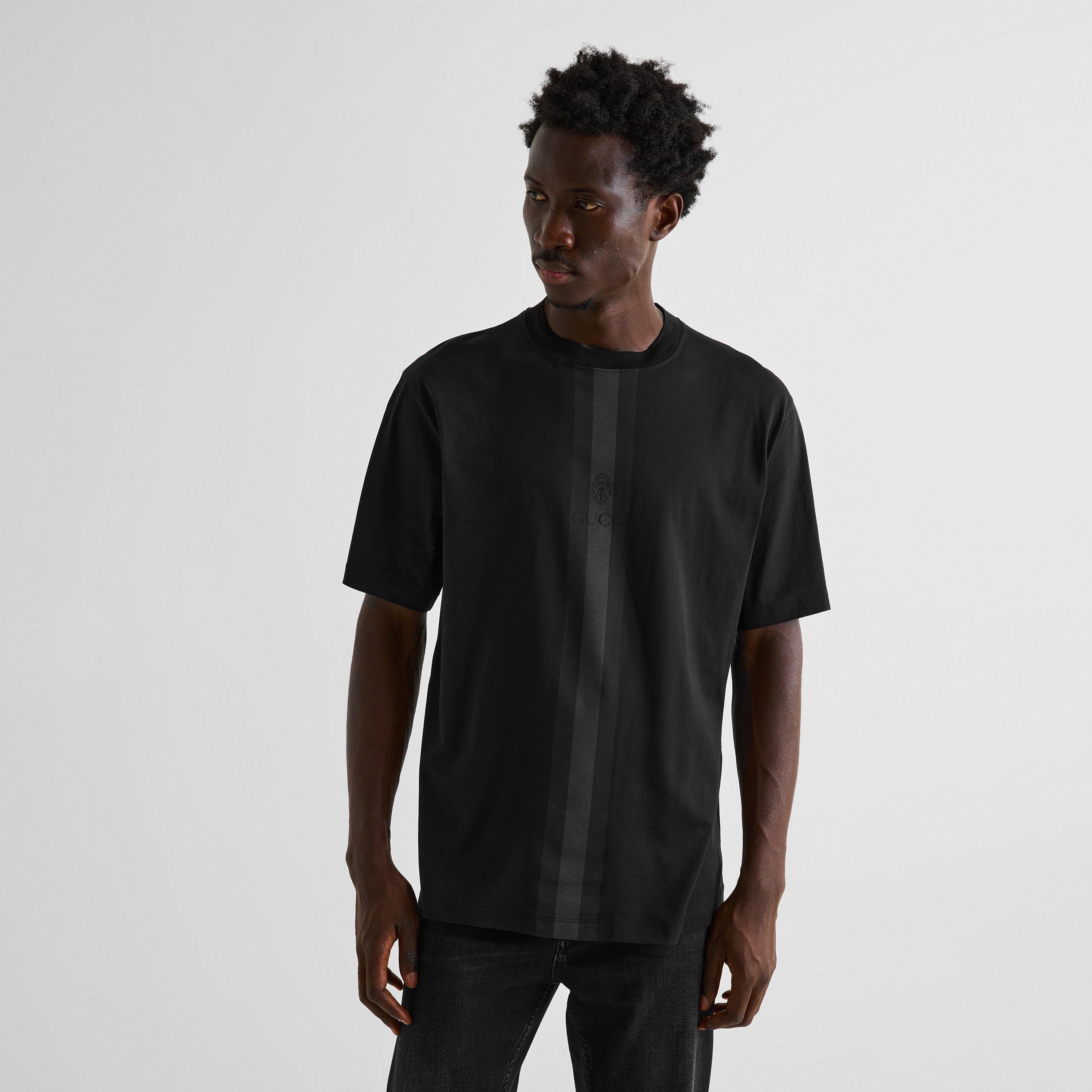 Black/Mc - Gucci - Gucci Tonal Web Tee Sn64 - 3