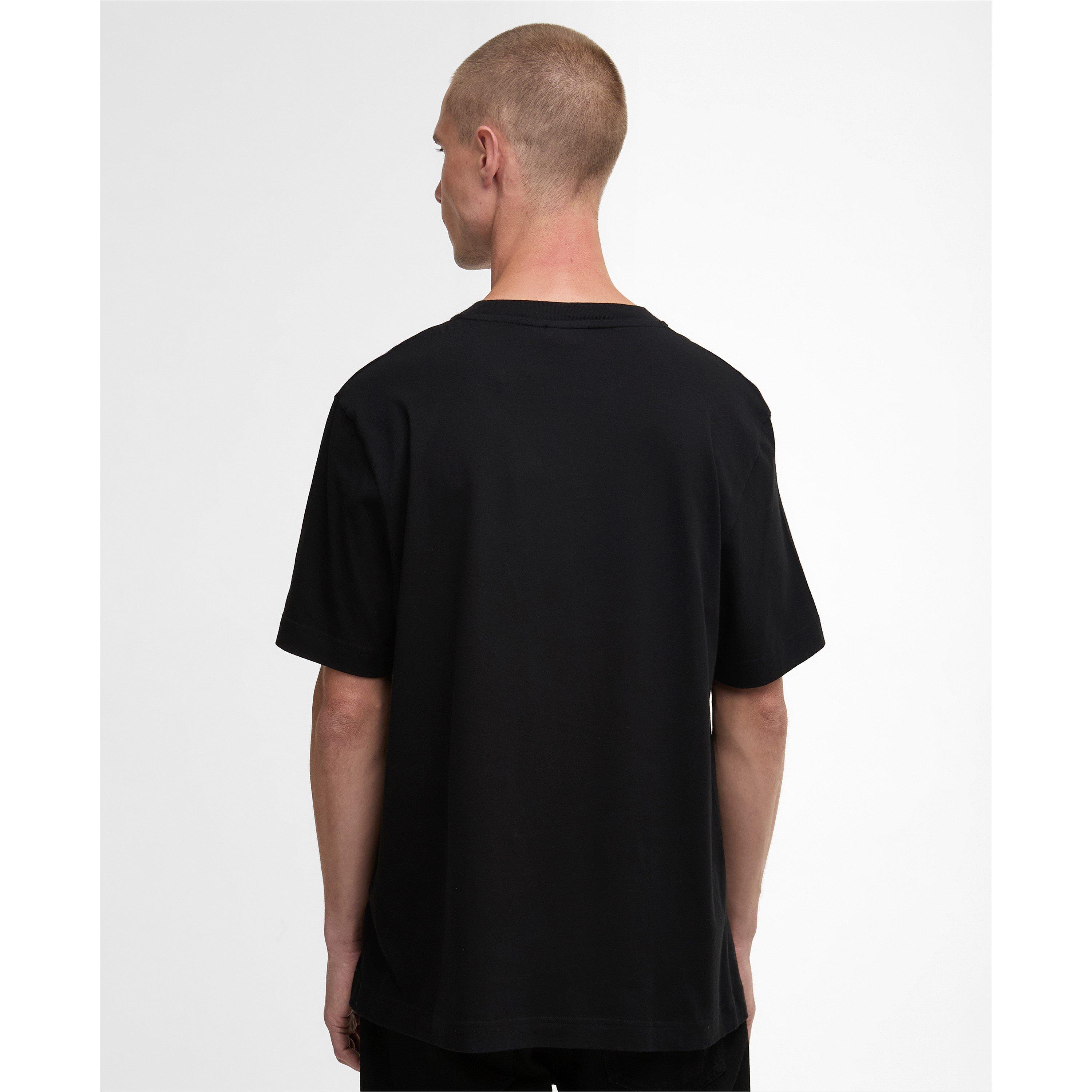 Black BK11 - Barbour International - Mens Captive Graphic T-Shirt - 3