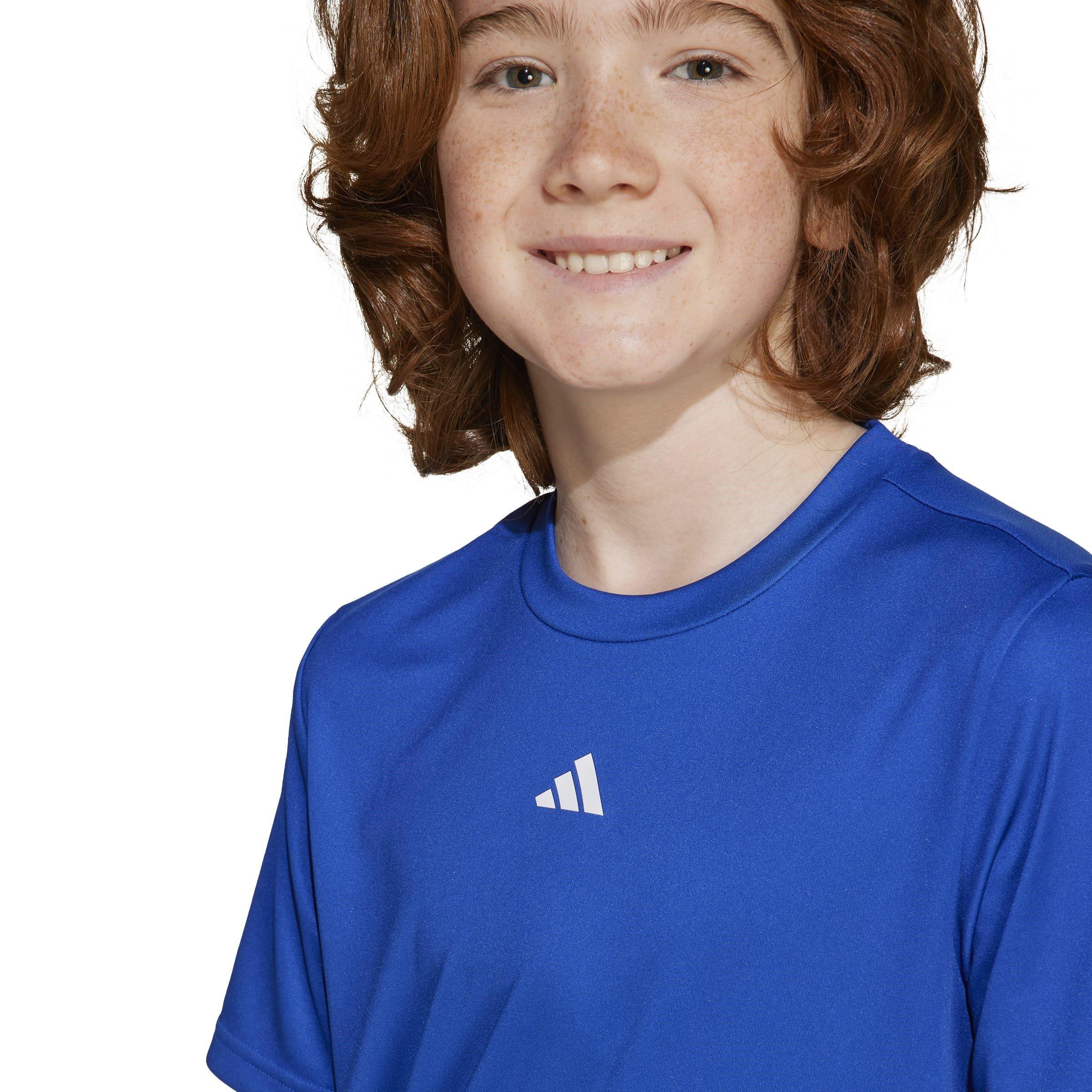 Blauw/Wit - adidas - Train Essentials Logo T-Shirt Juniors - 8