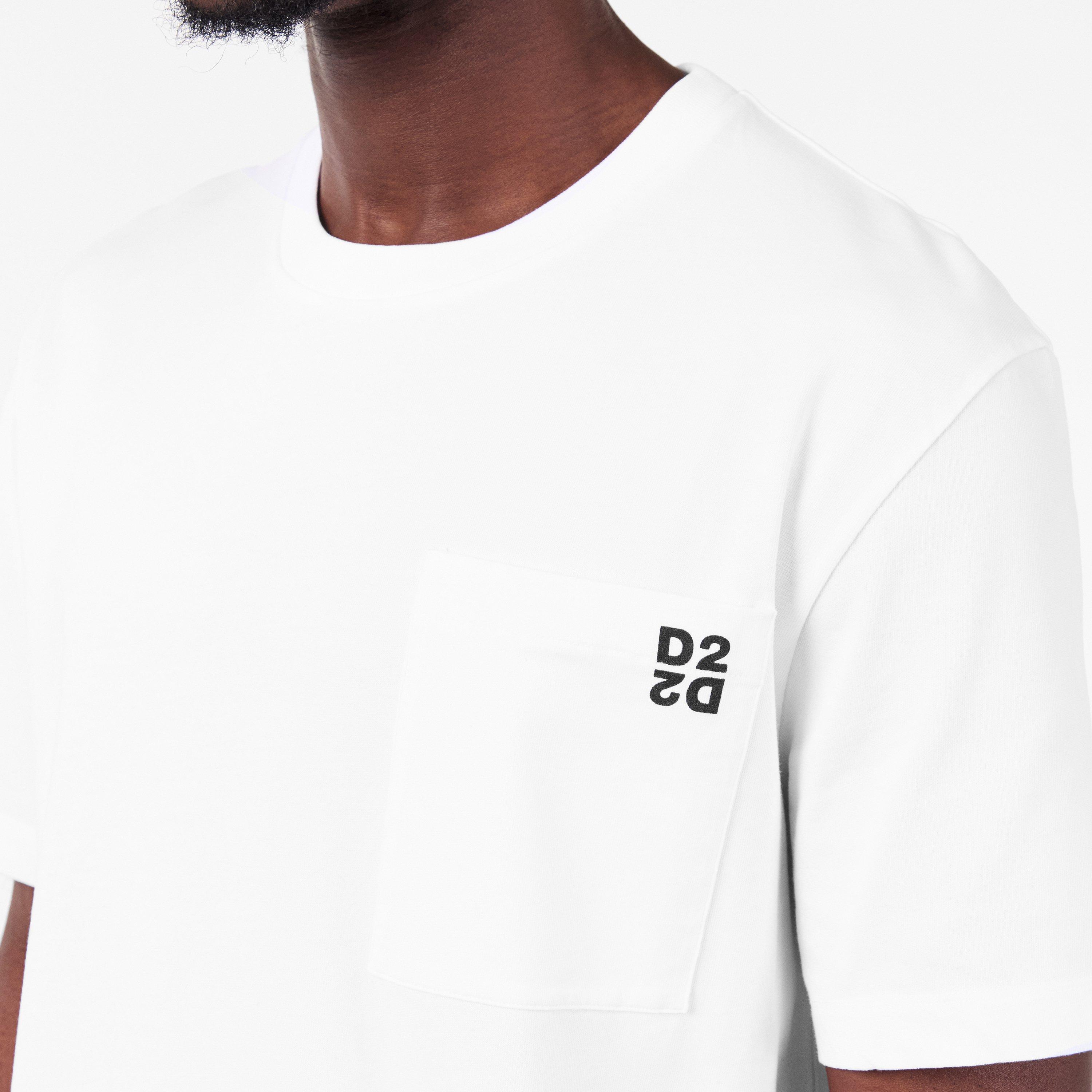 White/White - DSquared2 - Men's Regular Fit T-Shirt - 5
